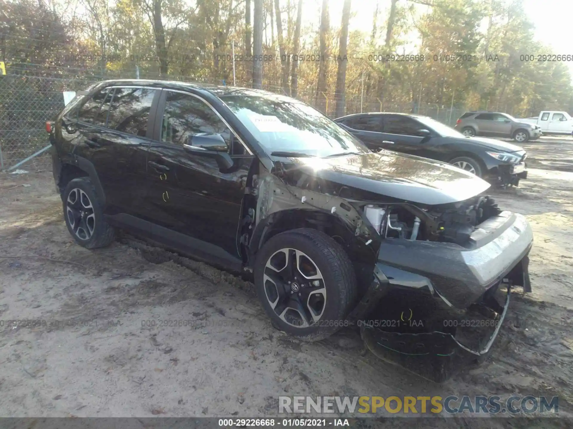 1 Photograph of a damaged car 2T3J1RFV8KW021119 TOYOTA RAV4 2019