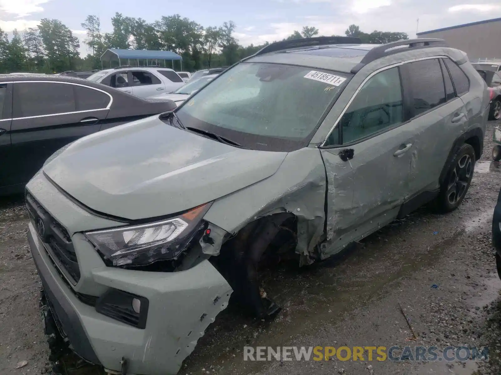 2 Photograph of a damaged car 2T3J1RFV8KW026708 TOYOTA RAV4 2019