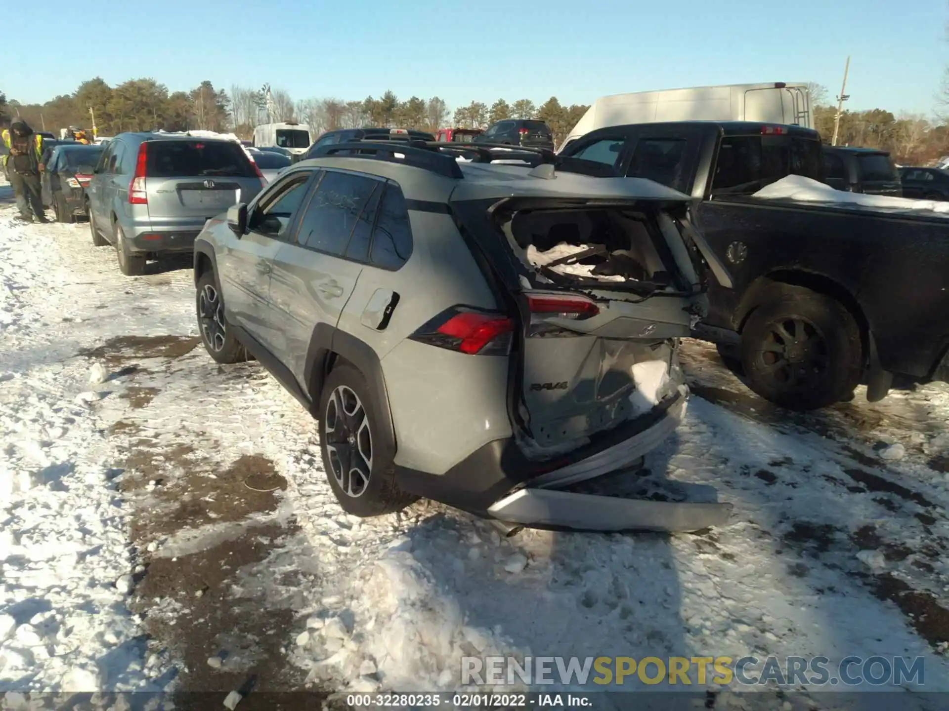 3 Photograph of a damaged car 2T3J1RFV8KW028801 TOYOTA RAV4 2019