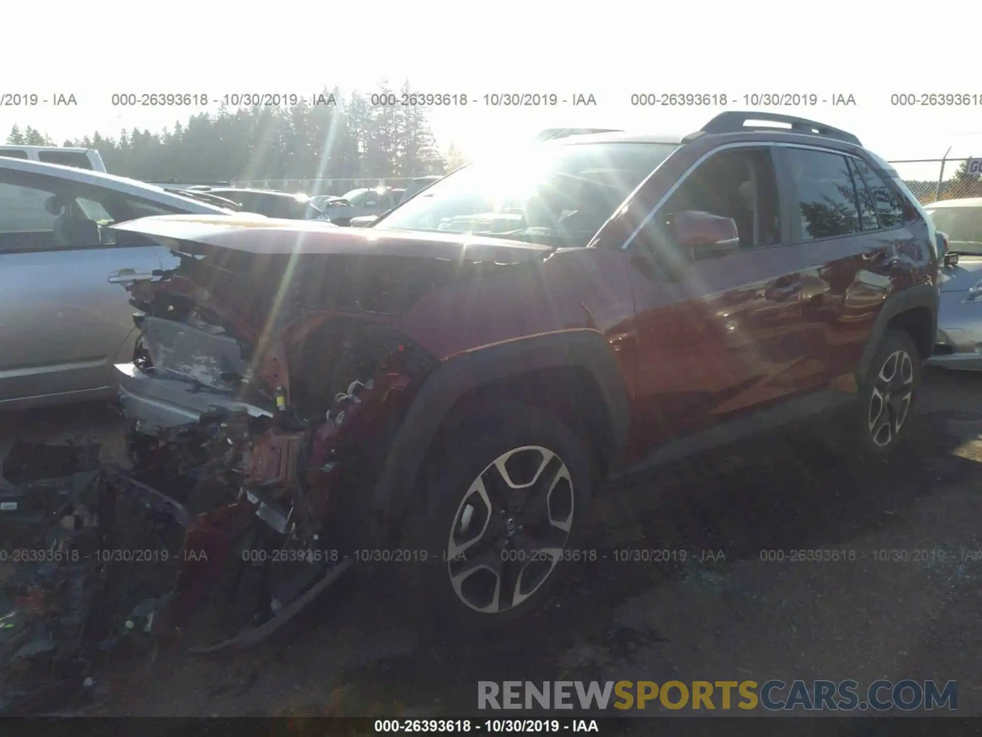 2 Photograph of a damaged car 2T3J1RFV8KW030001 TOYOTA RAV4 2019