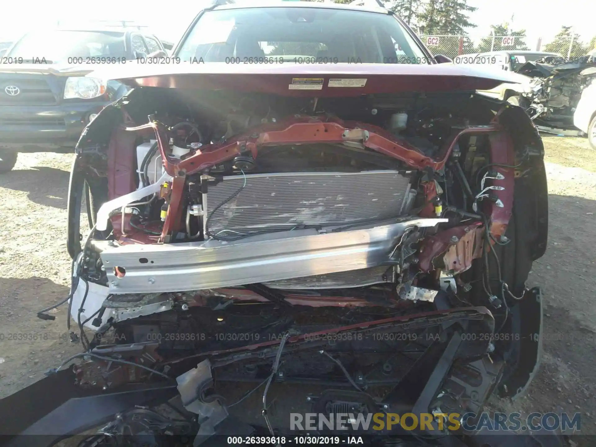 6 Photograph of a damaged car 2T3J1RFV8KW030001 TOYOTA RAV4 2019