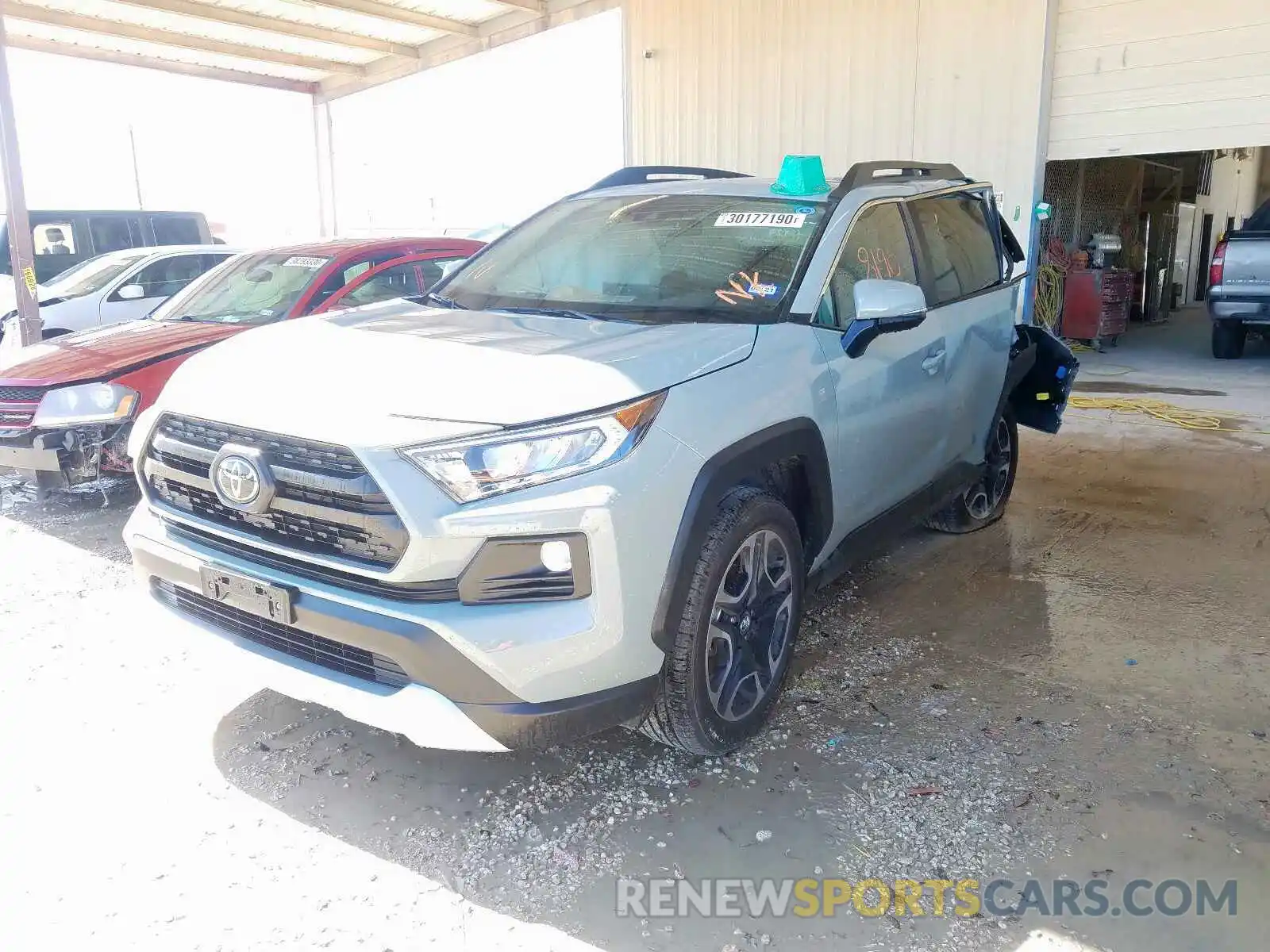 2 Photograph of a damaged car 2T3J1RFV8KW044836 TOYOTA RAV4 2019