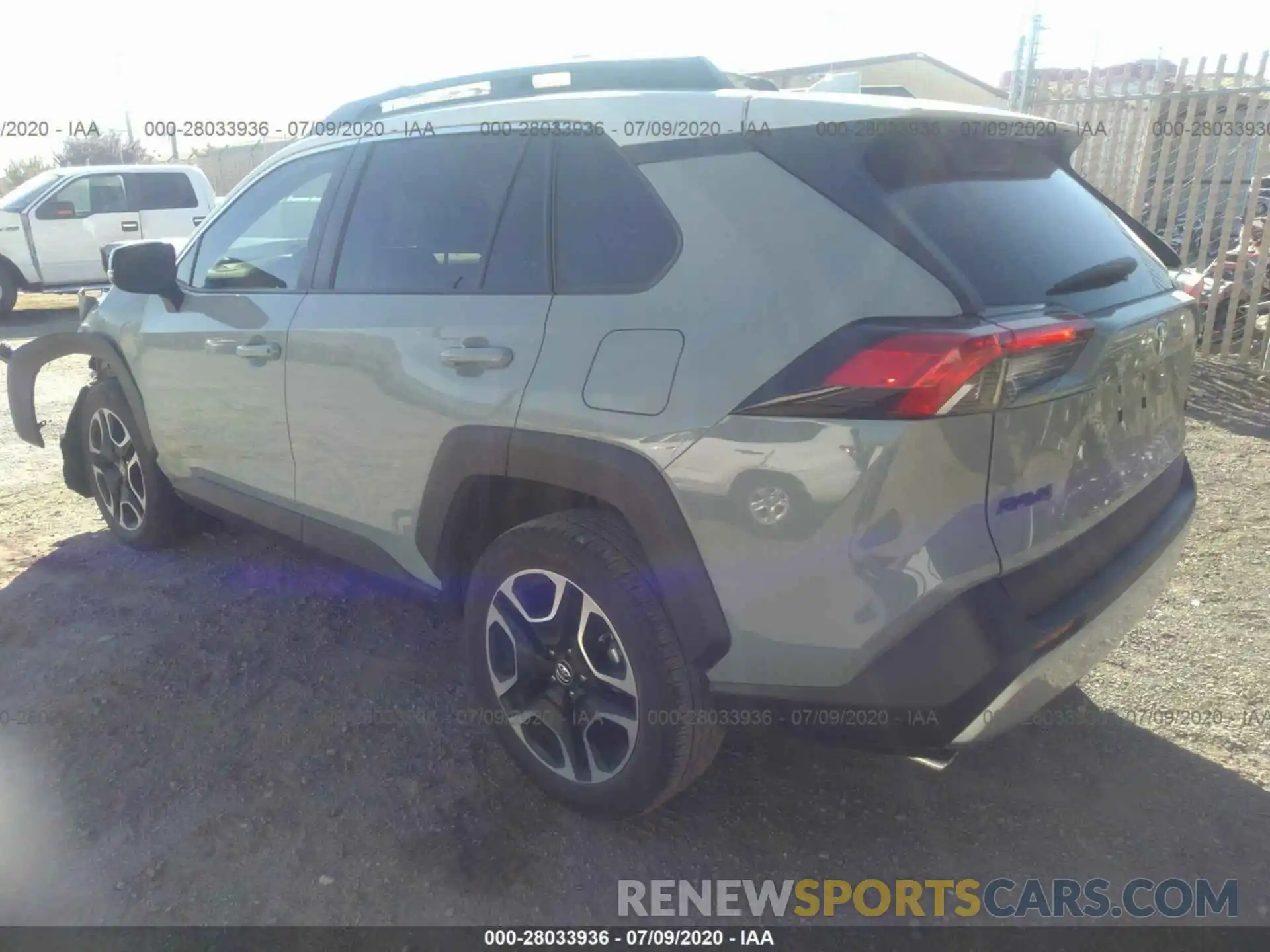 3 Photograph of a damaged car 2T3J1RFV9KC009661 TOYOTA RAV4 2019