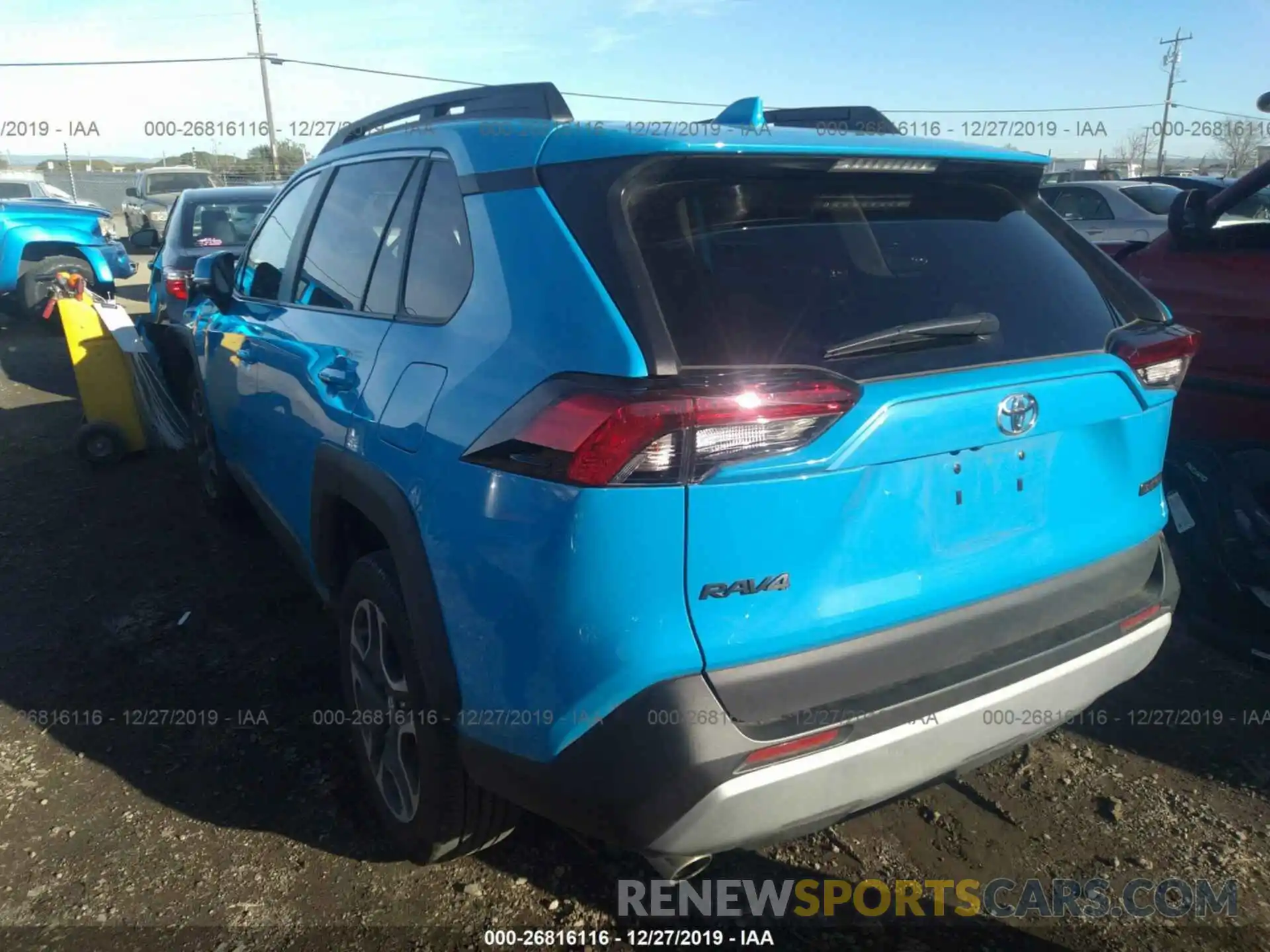 3 Photograph of a damaged car 2T3J1RFV9KC020353 TOYOTA RAV4 2019