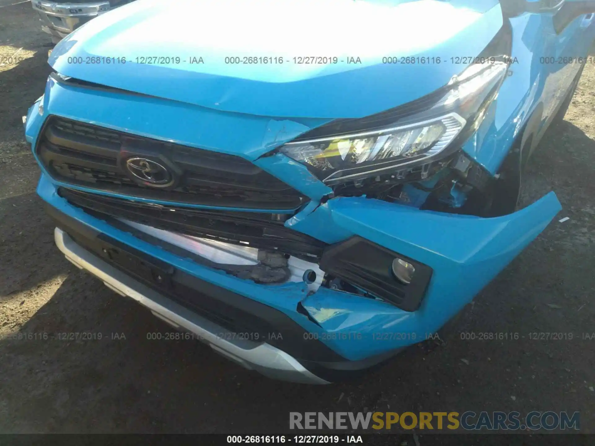 6 Photograph of a damaged car 2T3J1RFV9KC020353 TOYOTA RAV4 2019