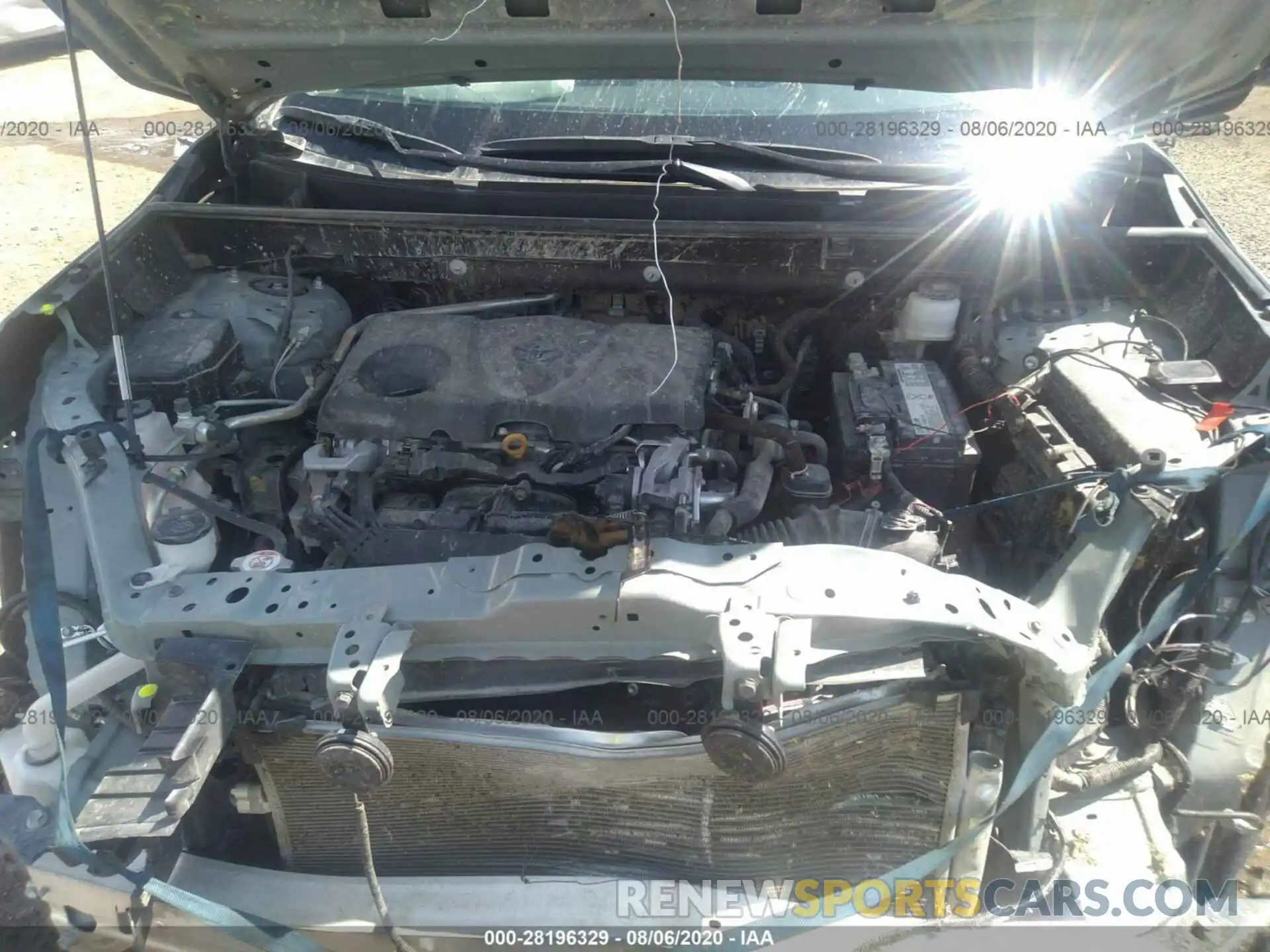 10 Фотография поврежденного автомобиля 2T3J1RFV9KC022989 TOYOTA RAV4 2019