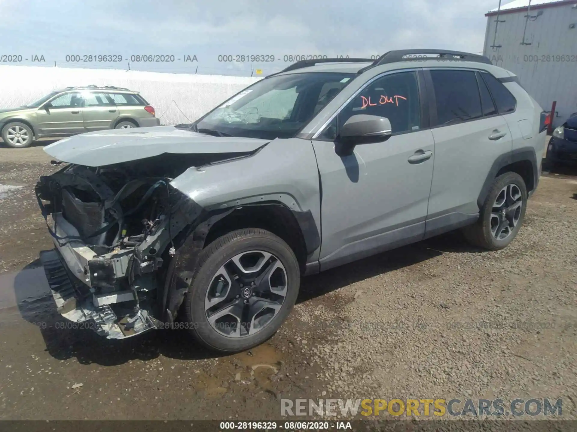 2 Photograph of a damaged car 2T3J1RFV9KC022989 TOYOTA RAV4 2019