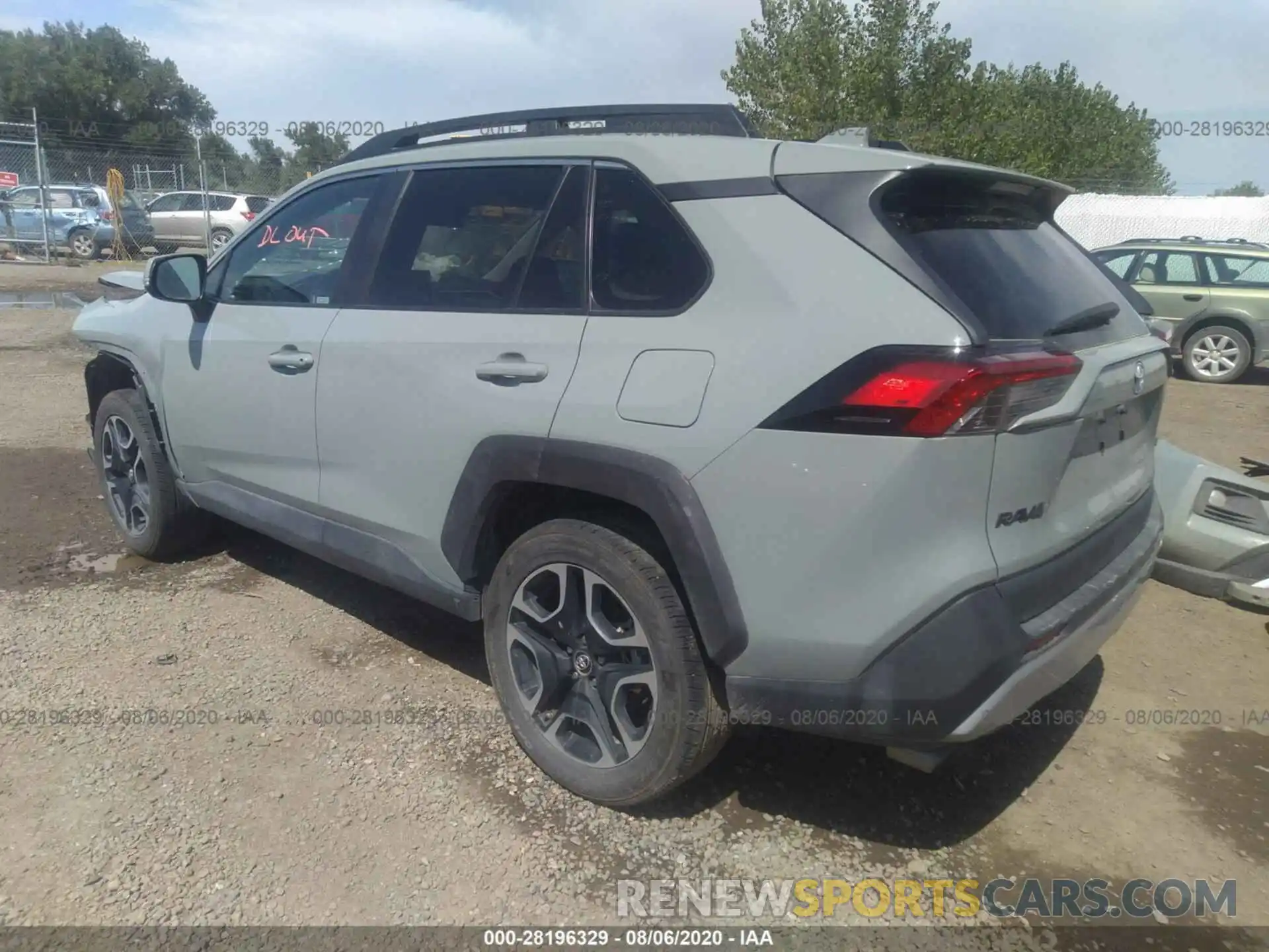 3 Photograph of a damaged car 2T3J1RFV9KC022989 TOYOTA RAV4 2019