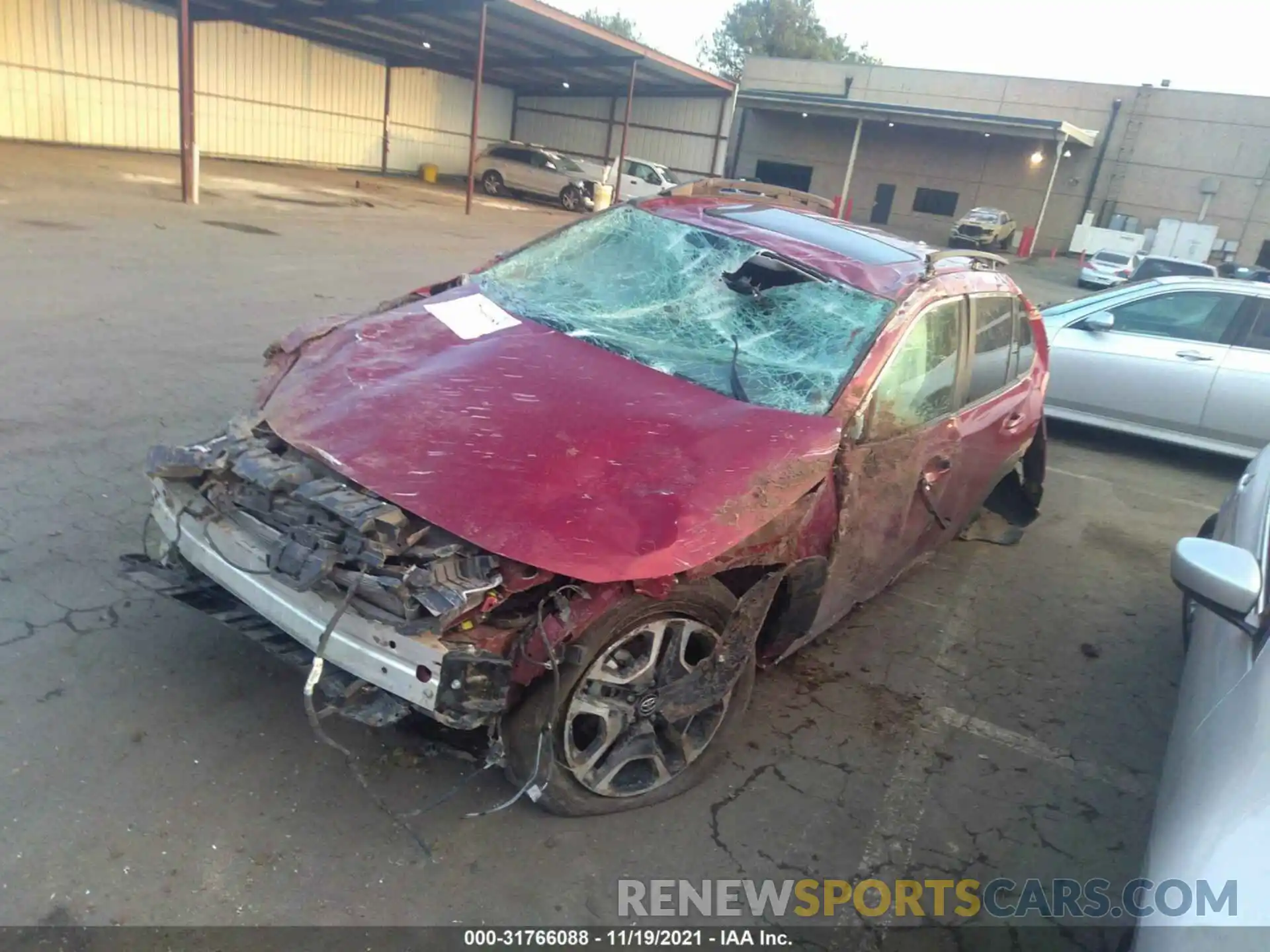 2 Photograph of a damaged car 2T3J1RFV9KC060299 TOYOTA RAV4 2019