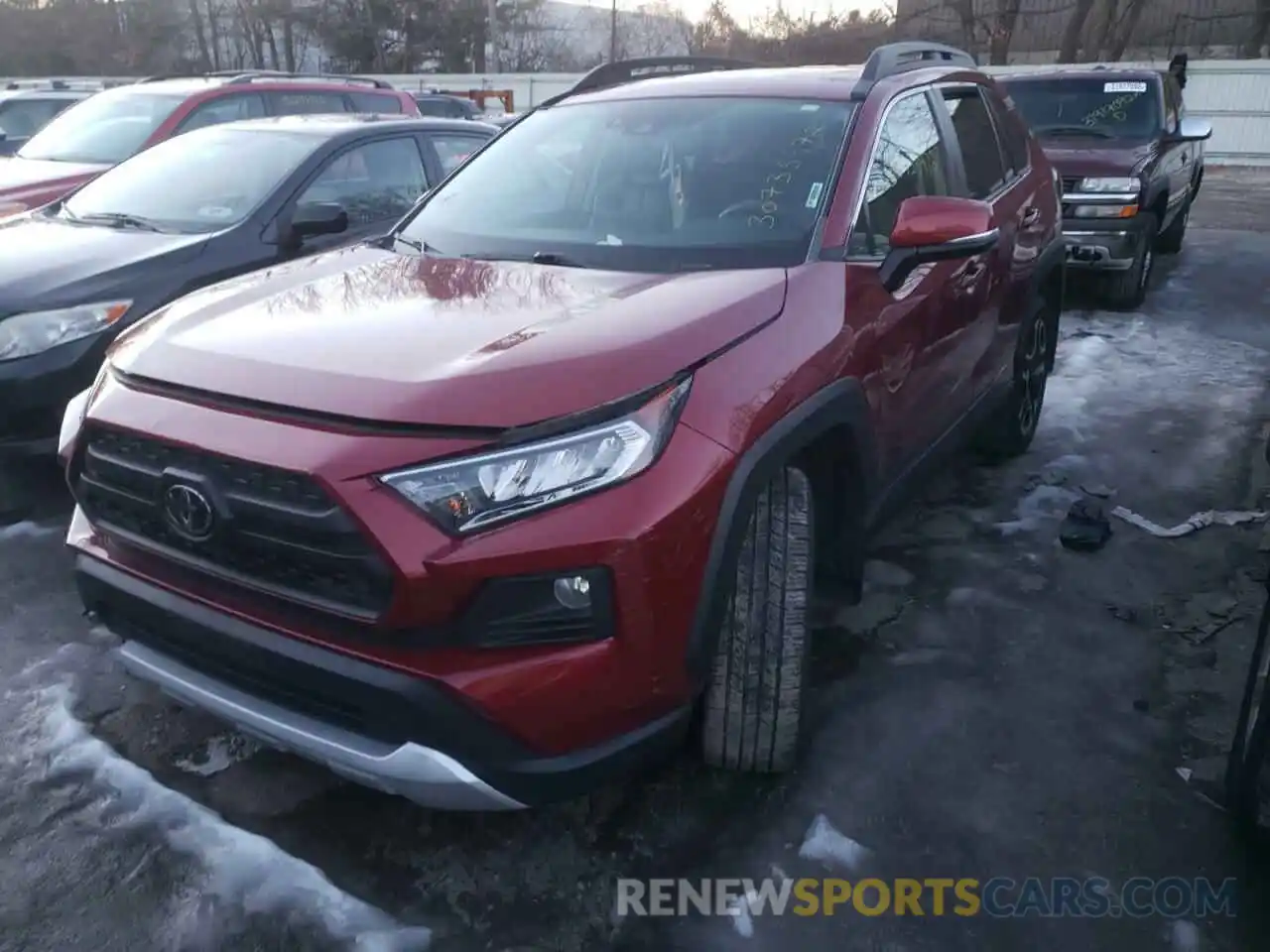 2 Photograph of a damaged car 2T3J1RFV9KW006824 TOYOTA RAV4 2019