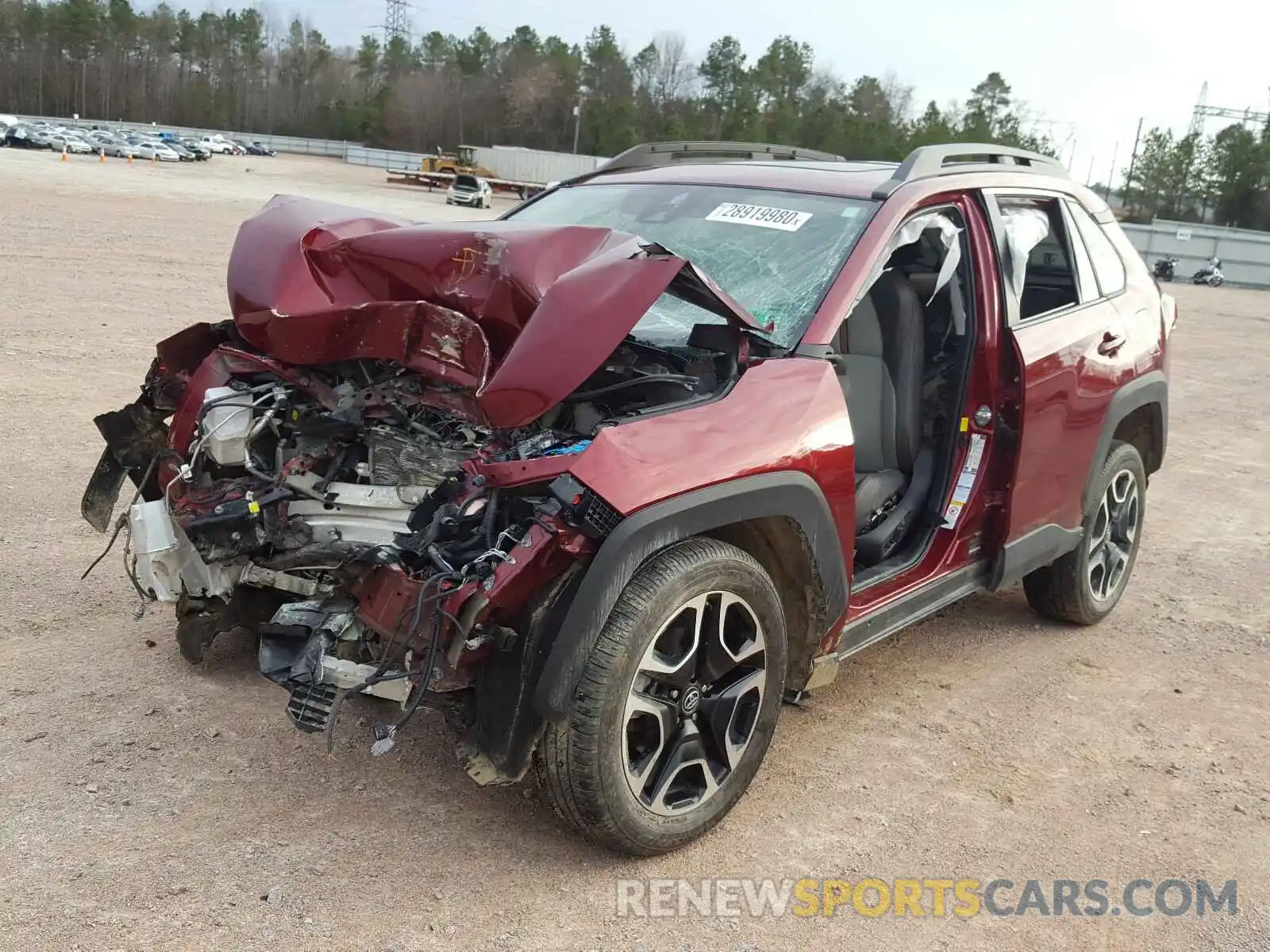 2 Photograph of a damaged car 2T3J1RFV9KW008220 TOYOTA RAV4 2019