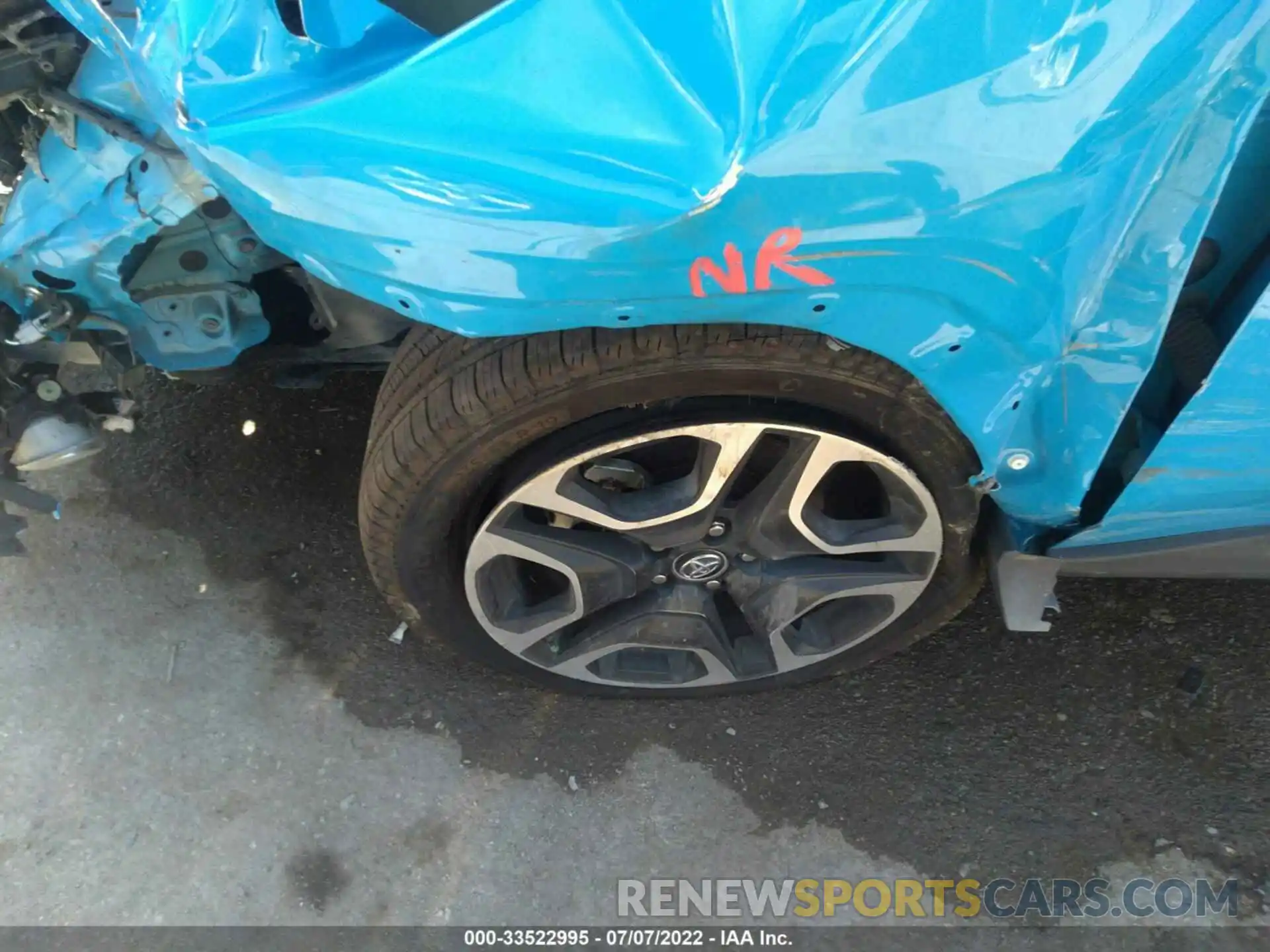 12 Photograph of a damaged car 2T3J1RFV9KW012493 TOYOTA RAV4 2019