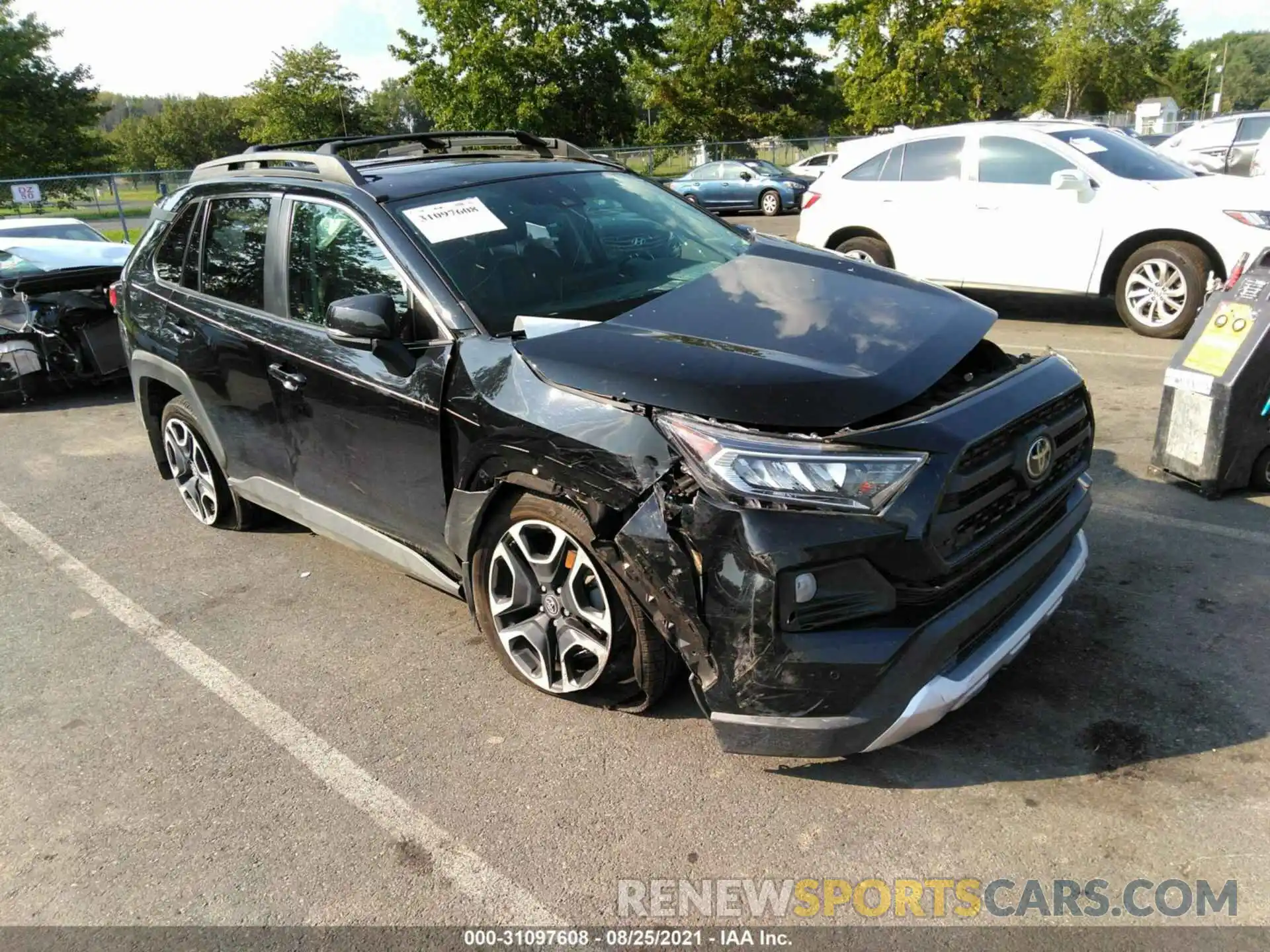 1 Photograph of a damaged car 2T3J1RFV9KW013837 TOYOTA RAV4 2019