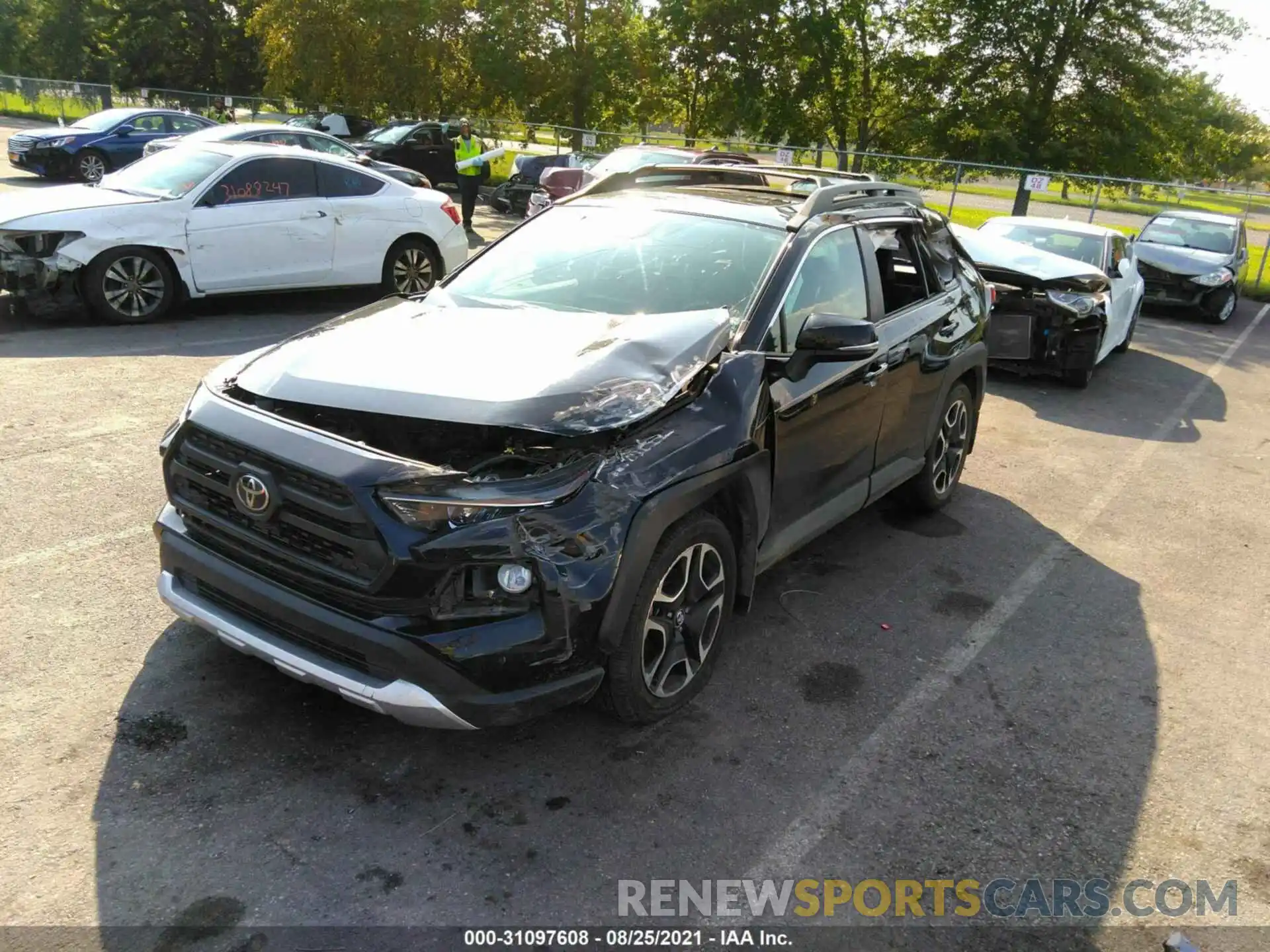 6 Photograph of a damaged car 2T3J1RFV9KW013837 TOYOTA RAV4 2019