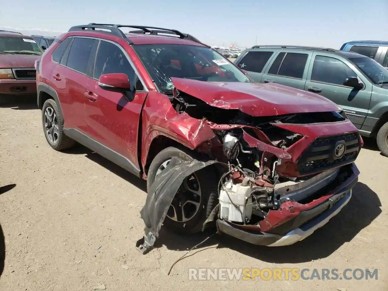 1 Photograph of a damaged car 2T3J1RFV9KW026569 TOYOTA RAV4 2019