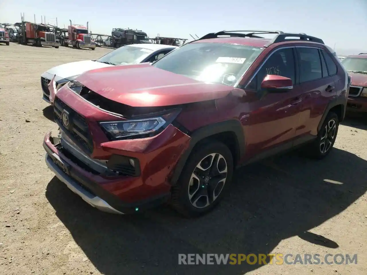 2 Photograph of a damaged car 2T3J1RFV9KW026569 TOYOTA RAV4 2019