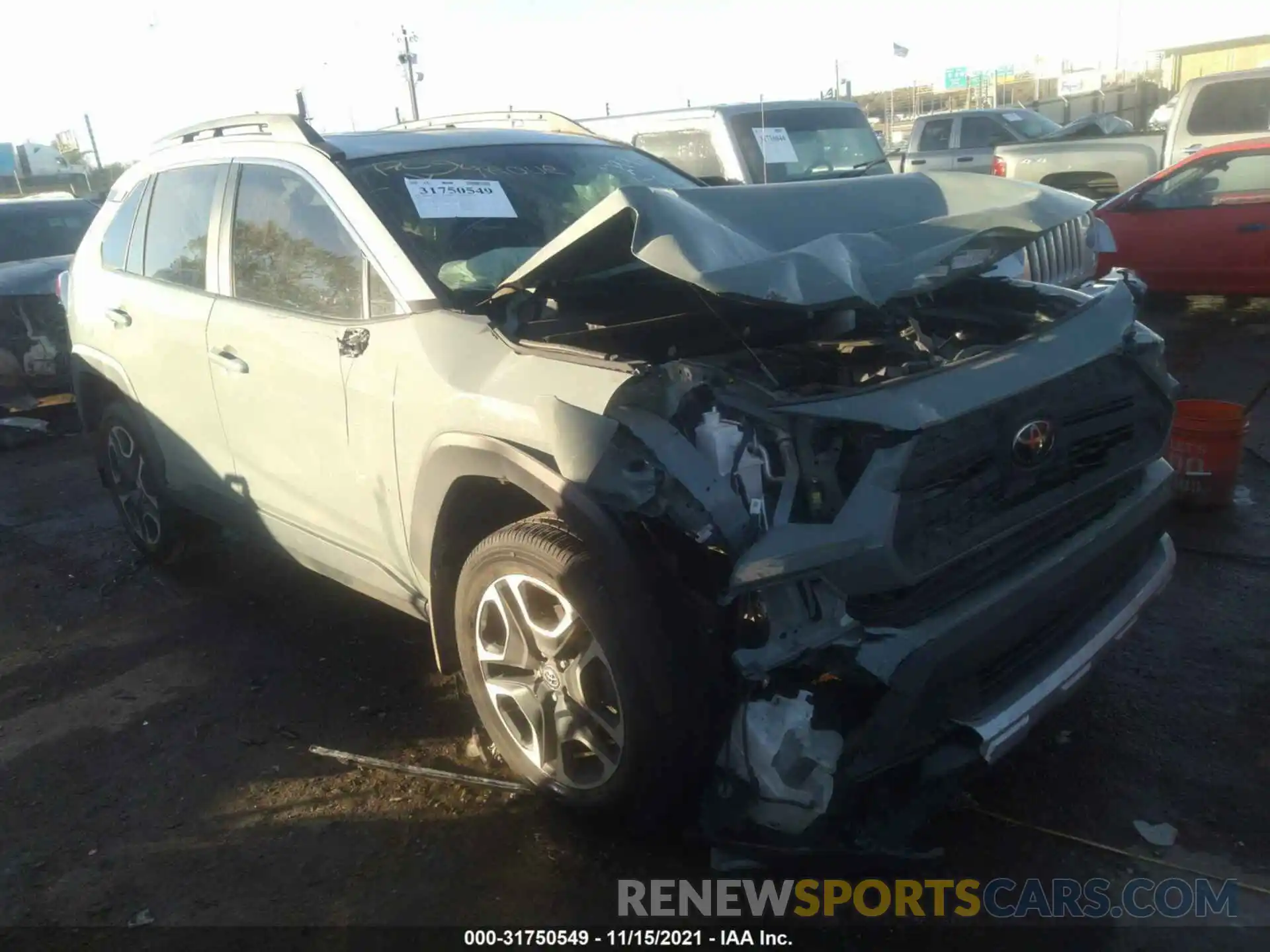 1 Photograph of a damaged car 2T3J1RFV9KW029911 TOYOTA RAV4 2019