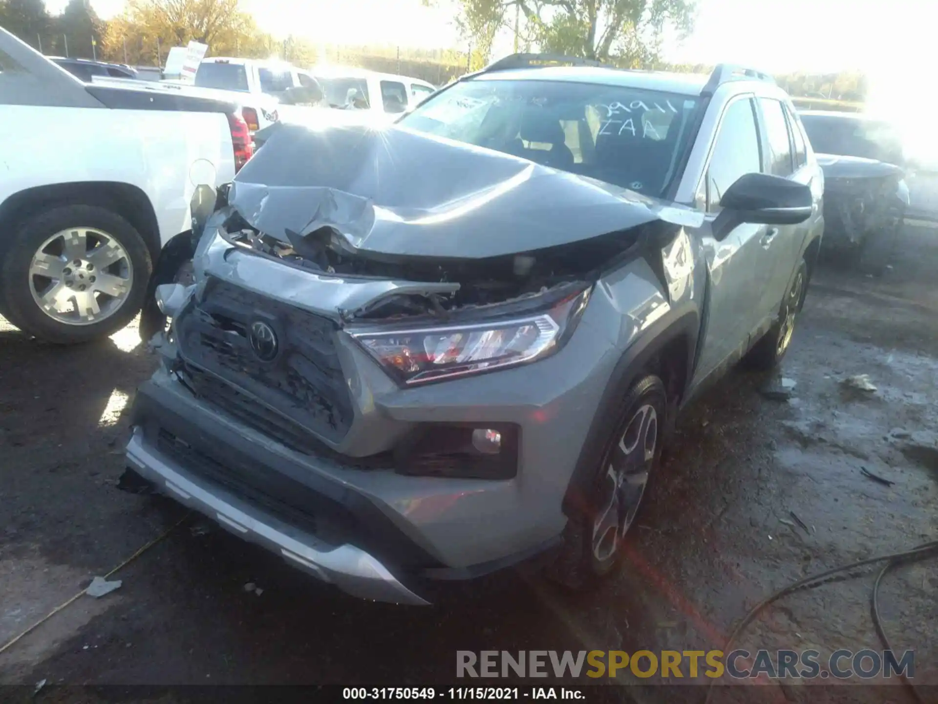 2 Фотография поврежденного автомобиля 2T3J1RFV9KW029911 TOYOTA RAV4 2019