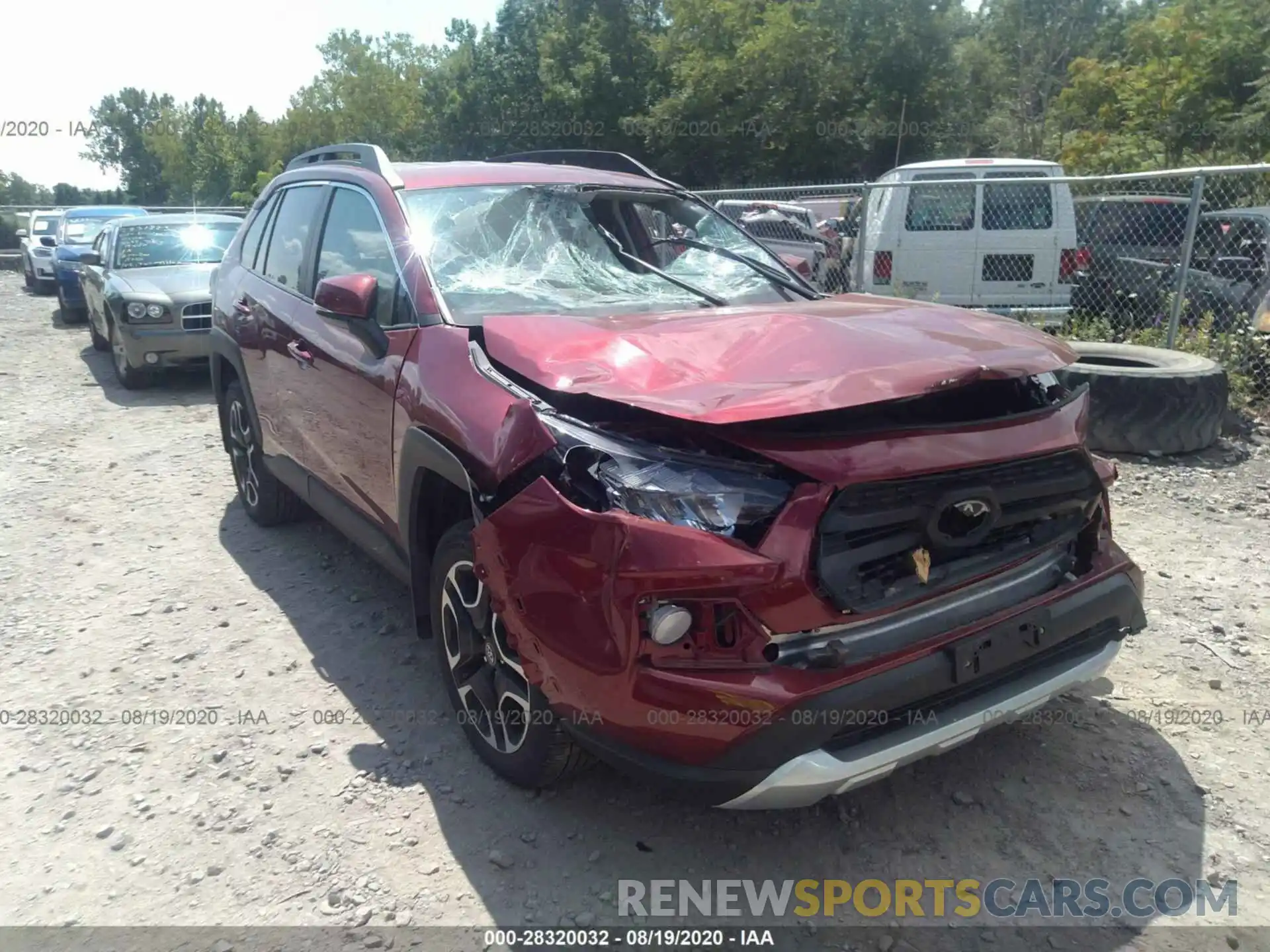 1 Photograph of a damaged car 2T3J1RFV9KW031111 TOYOTA RAV4 2019