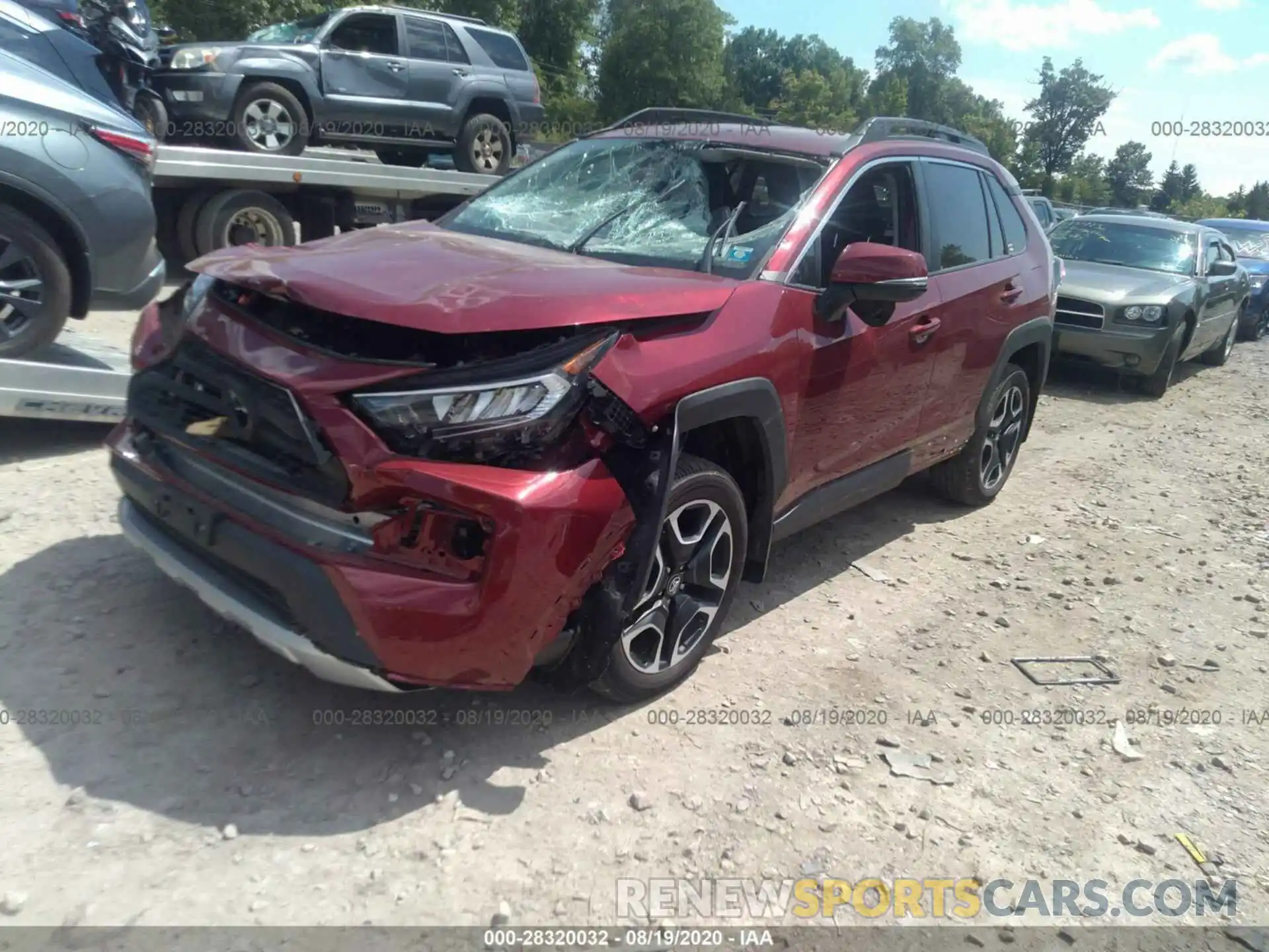 2 Photograph of a damaged car 2T3J1RFV9KW031111 TOYOTA RAV4 2019