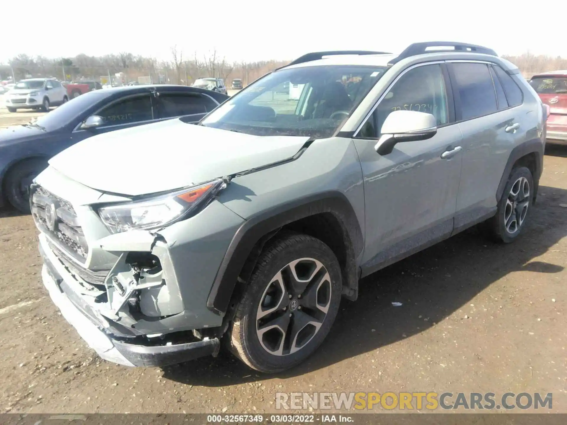 2 Photograph of a damaged car 2T3J1RFV9KW042481 TOYOTA RAV4 2019