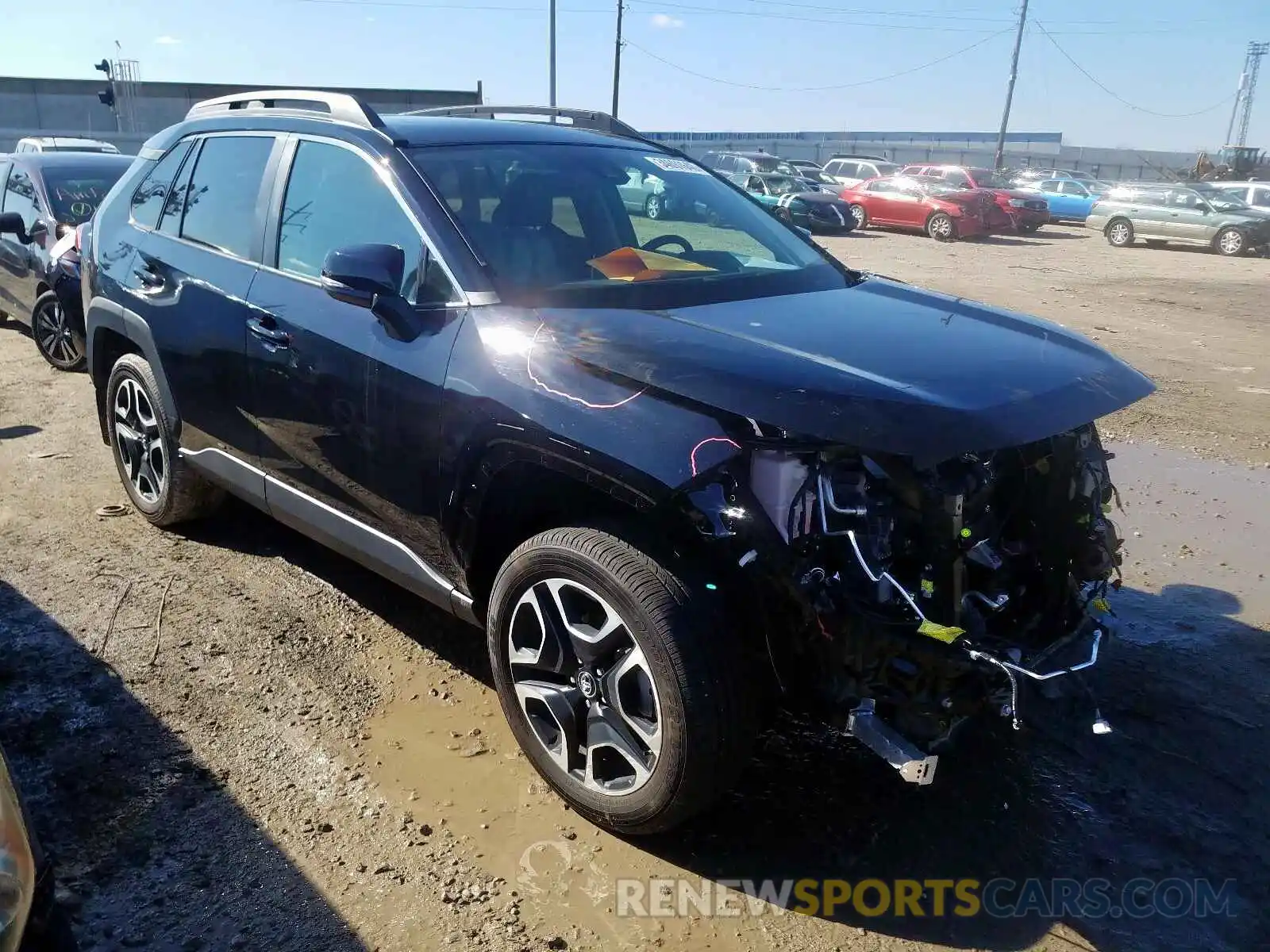 1 Photograph of a damaged car 2T3J1RFV9KW047180 TOYOTA RAV4 2019