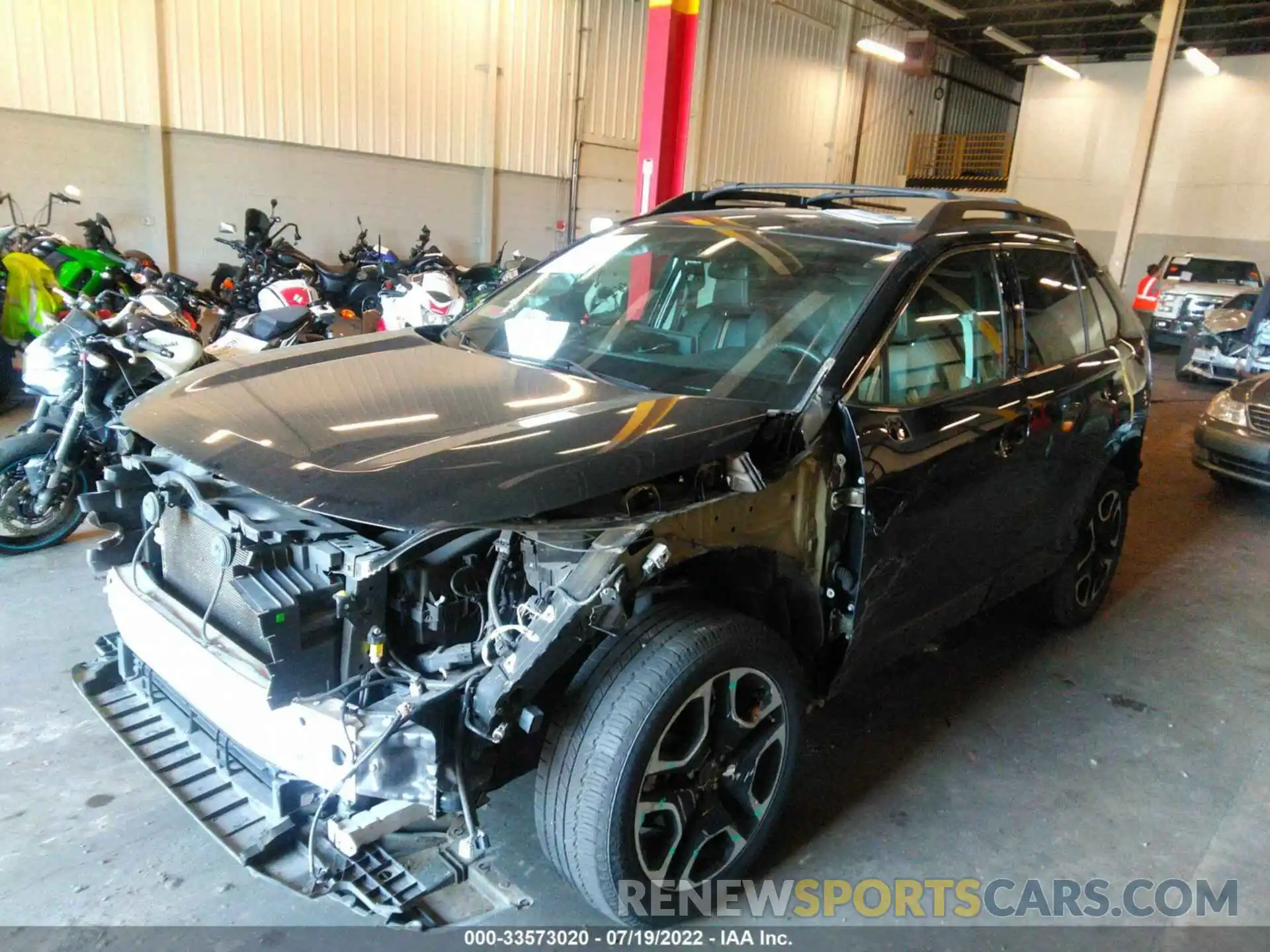 2 Photograph of a damaged car 2T3J1RFVXKC002248 TOYOTA RAV4 2019