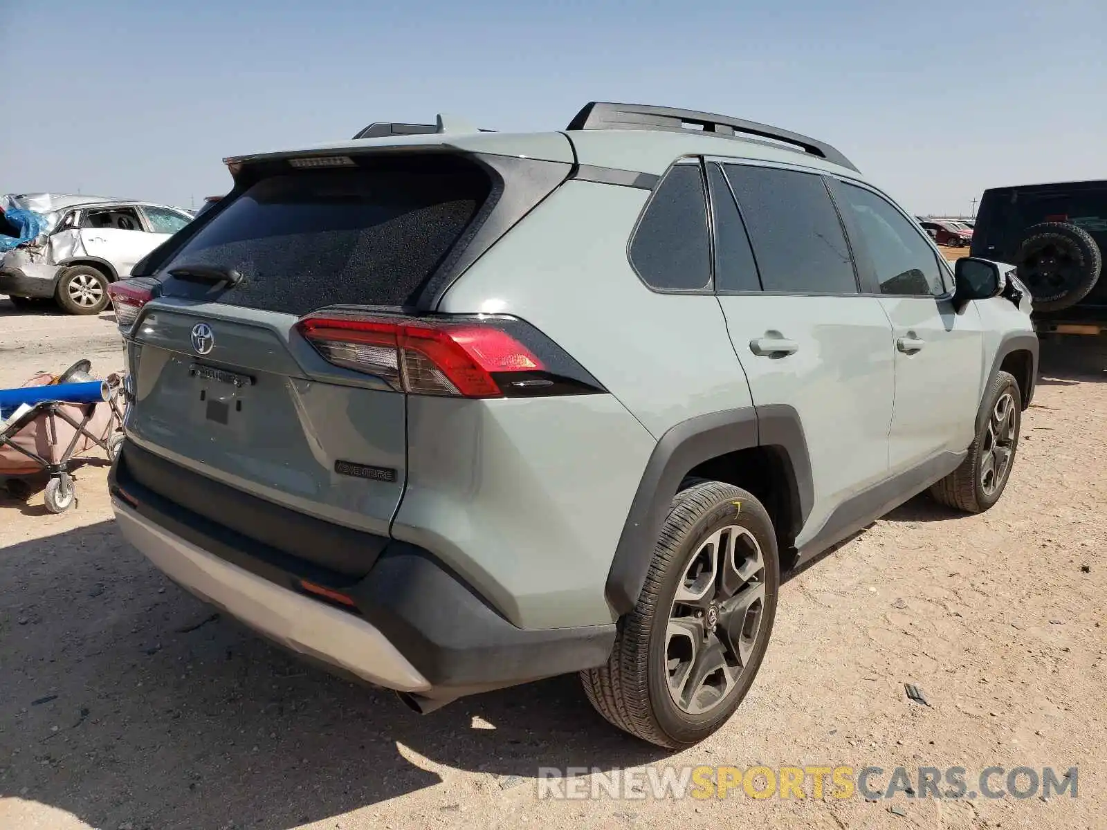 4 Photograph of a damaged car 2T3J1RFVXKC022449 TOYOTA RAV4 2019