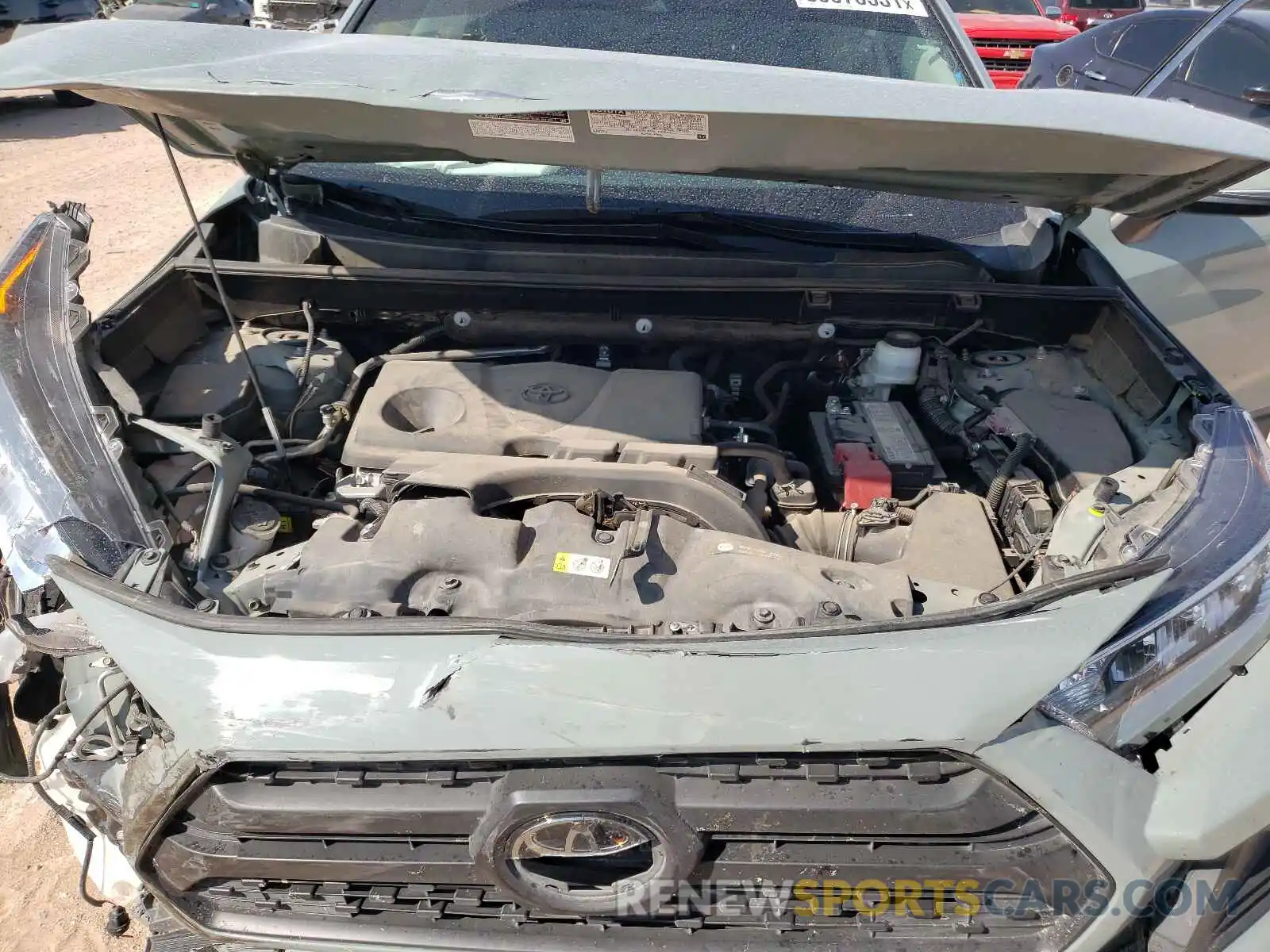 7 Photograph of a damaged car 2T3J1RFVXKC022449 TOYOTA RAV4 2019