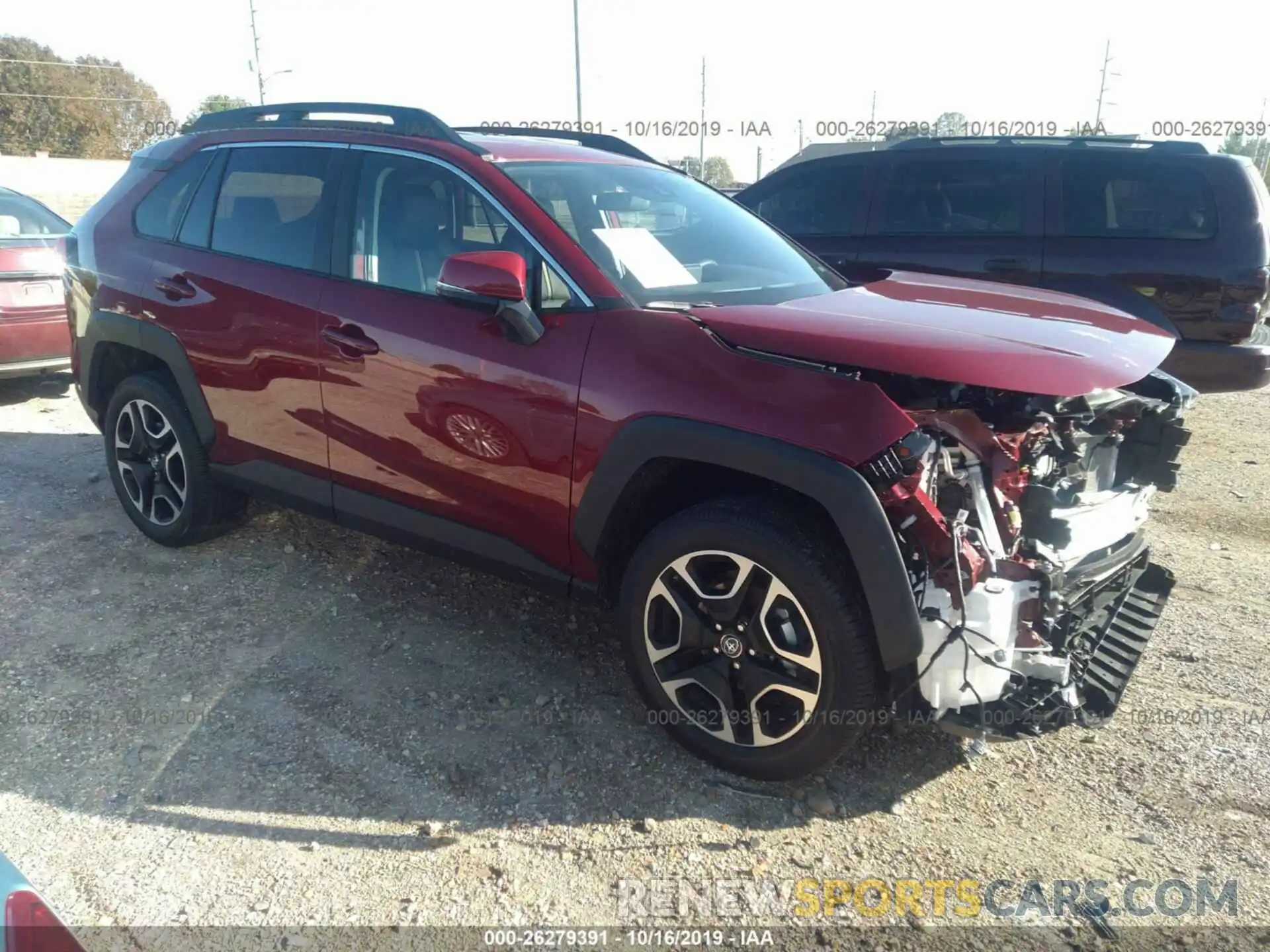 1 Photograph of a damaged car 2T3J1RFVXKC029658 TOYOTA RAV4 2019