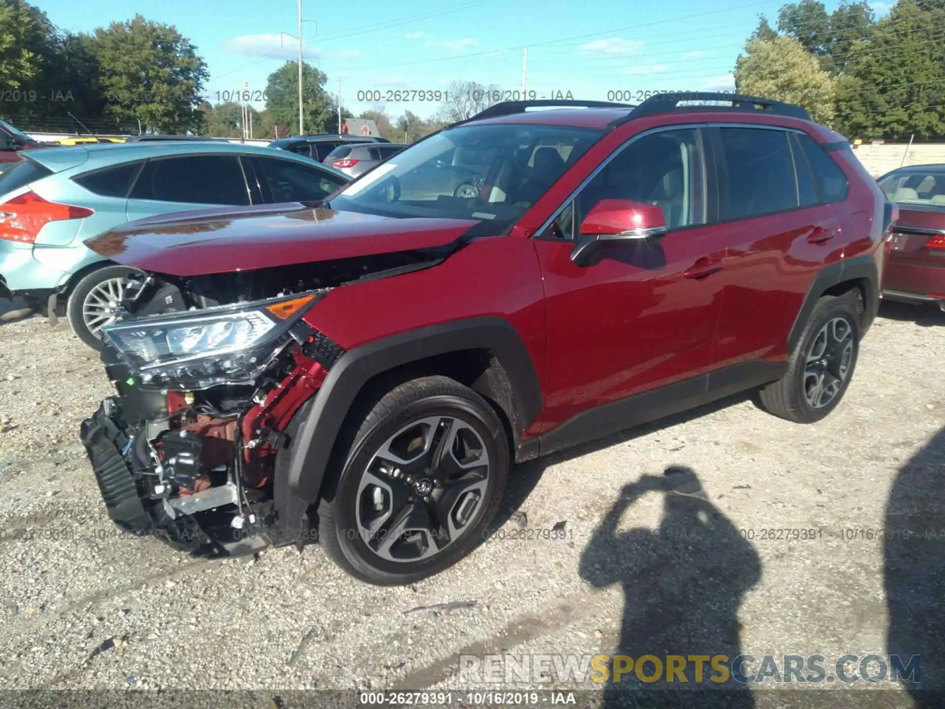 2 Photograph of a damaged car 2T3J1RFVXKC029658 TOYOTA RAV4 2019