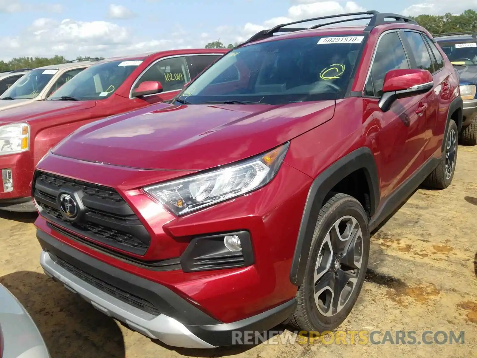 2 Photograph of a damaged car 2T3J1RFVXKC060473 TOYOTA RAV4 2019