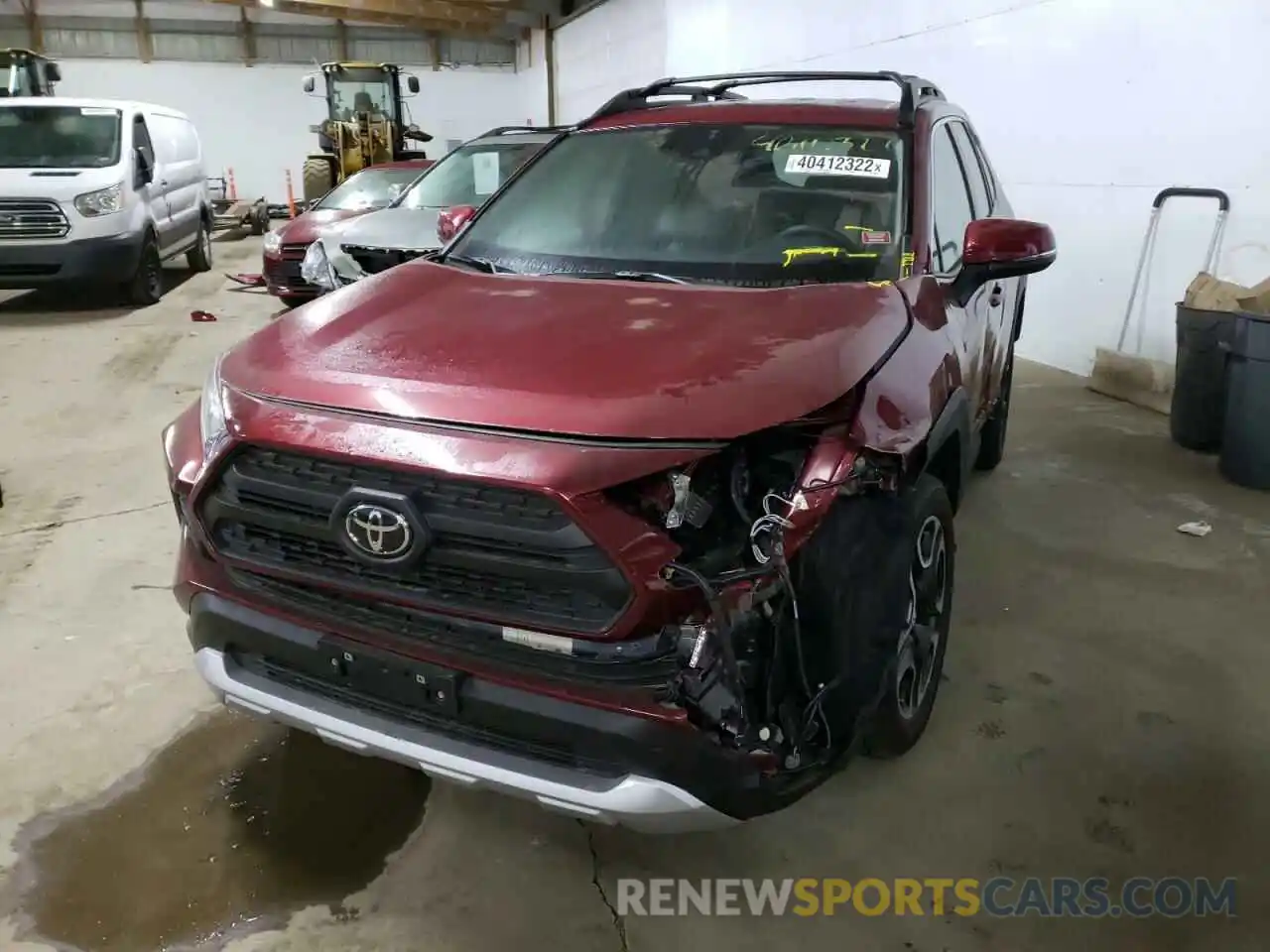 2 Photograph of a damaged car 2T3J1RFVXKW001602 TOYOTA RAV4 2019