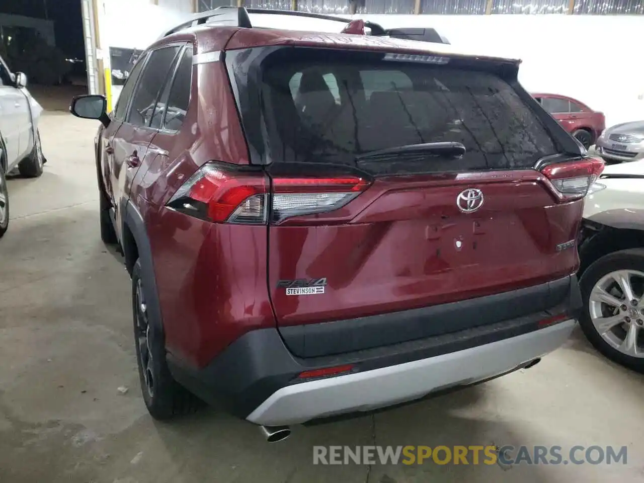 3 Фотография поврежденного автомобиля 2T3J1RFVXKW001602 TOYOTA RAV4 2019