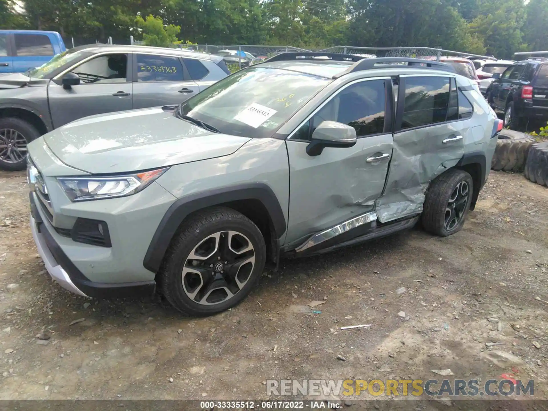 2 Photograph of a damaged car 2T3J1RFVXKW003012 TOYOTA RAV4 2019