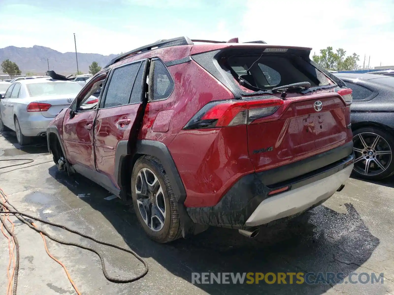 3 Photograph of a damaged car 2T3J1RFVXKW007447 TOYOTA RAV4 2019