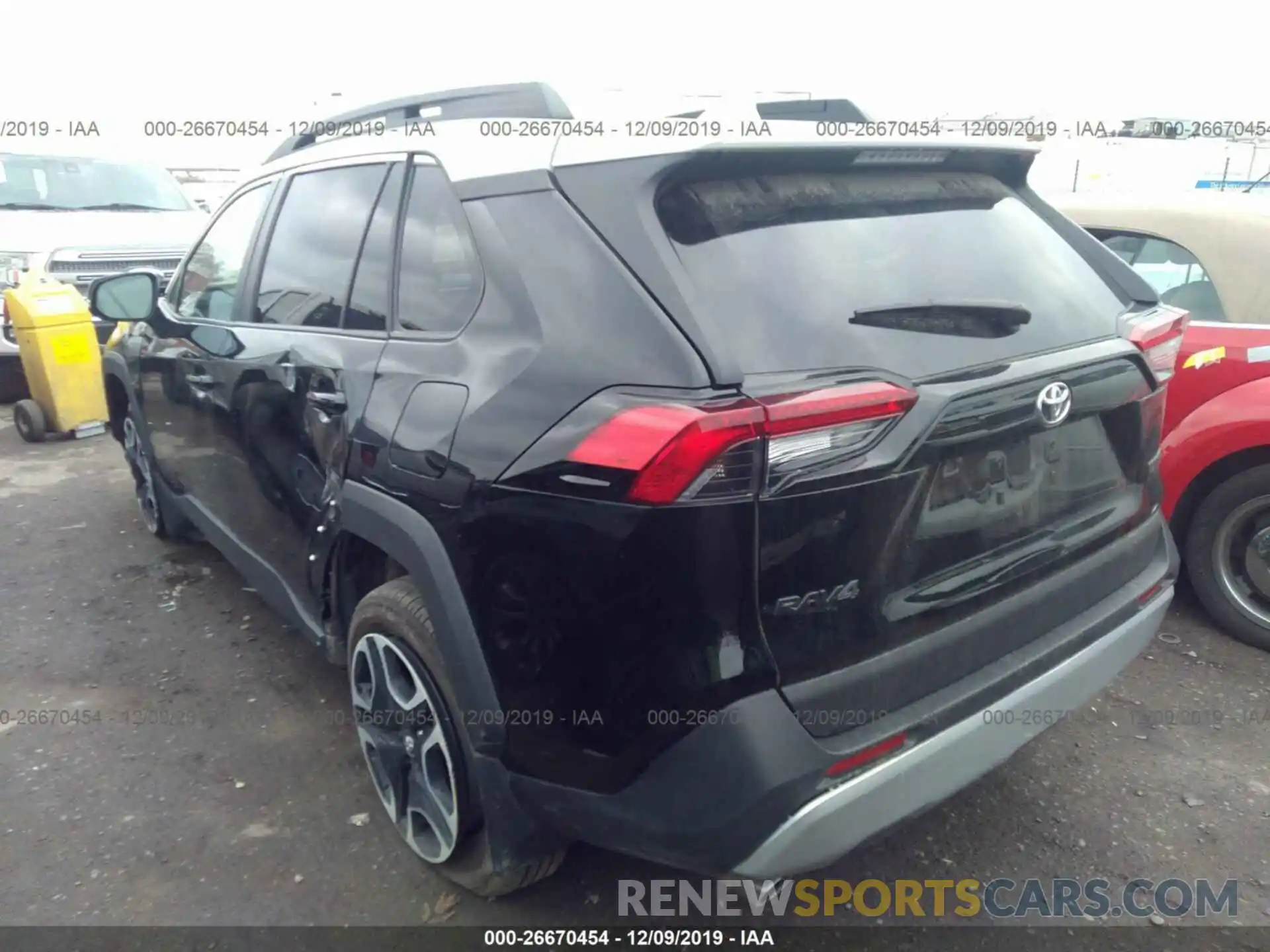 3 Фотография поврежденного автомобиля 2T3J1RFVXKW009005 TOYOTA RAV4 2019