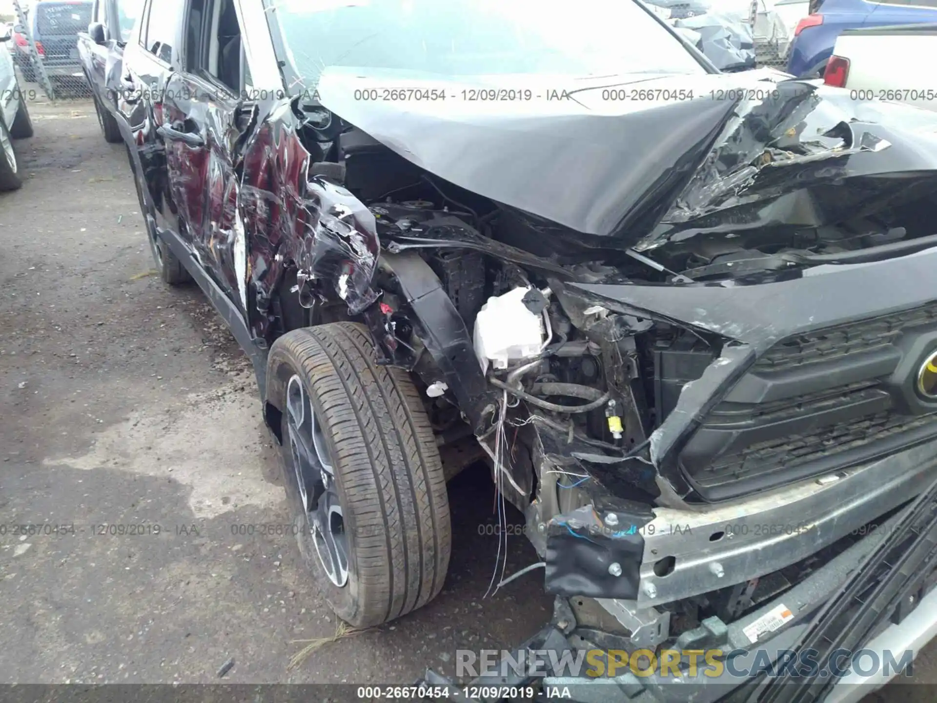 6 Фотография поврежденного автомобиля 2T3J1RFVXKW009005 TOYOTA RAV4 2019