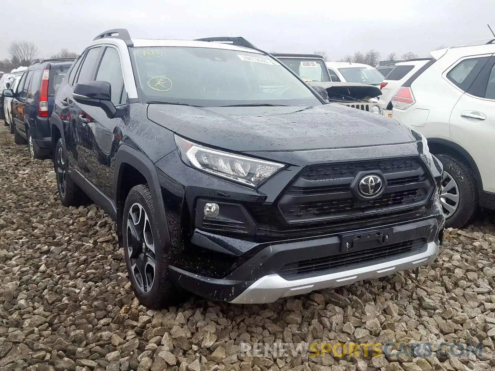 1 Photograph of a damaged car 2T3J1RFVXKW011255 TOYOTA RAV4 2019