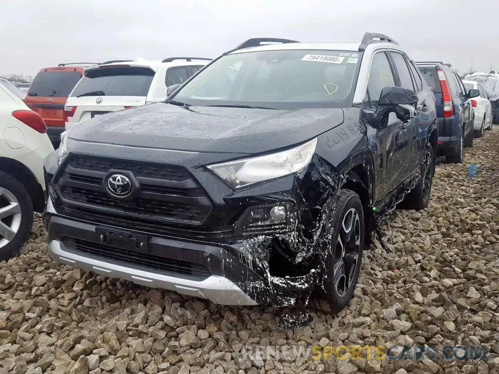 2 Photograph of a damaged car 2T3J1RFVXKW011255 TOYOTA RAV4 2019