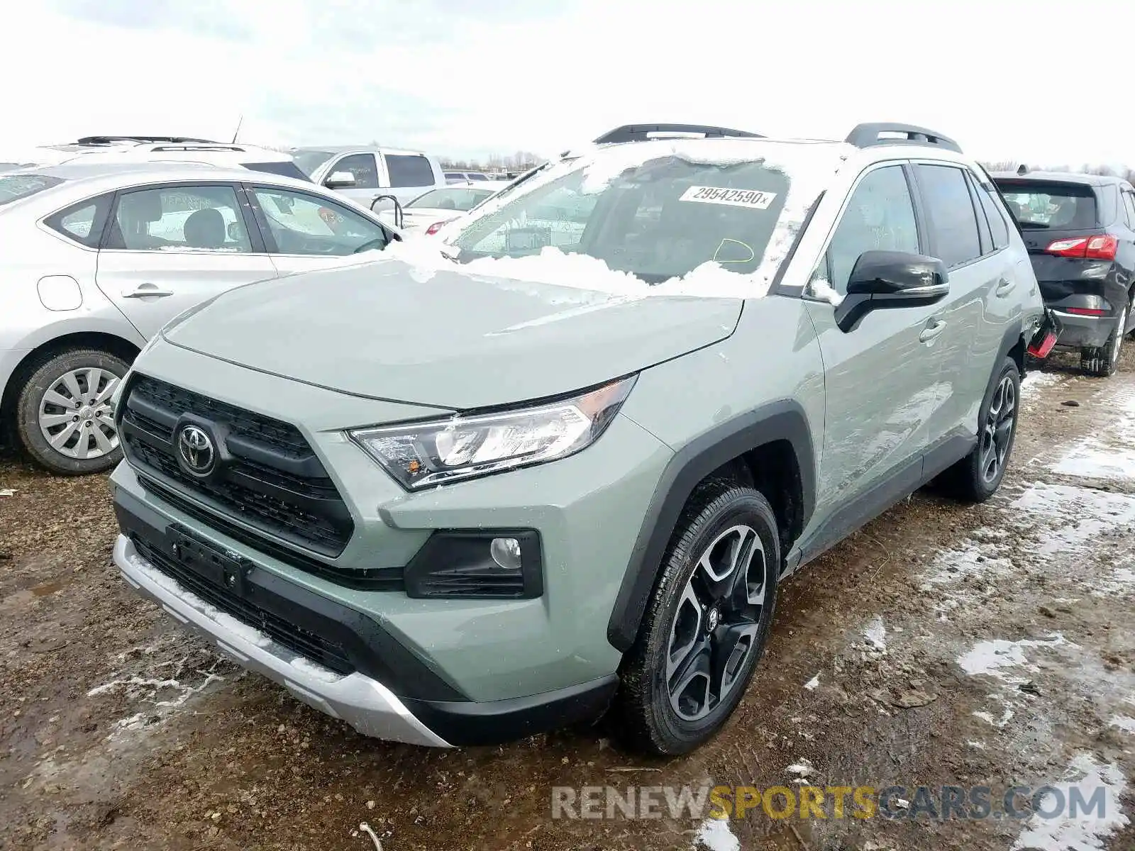 2 Фотография поврежденного автомобиля 2T3J1RFVXKW015385 TOYOTA RAV4 2019