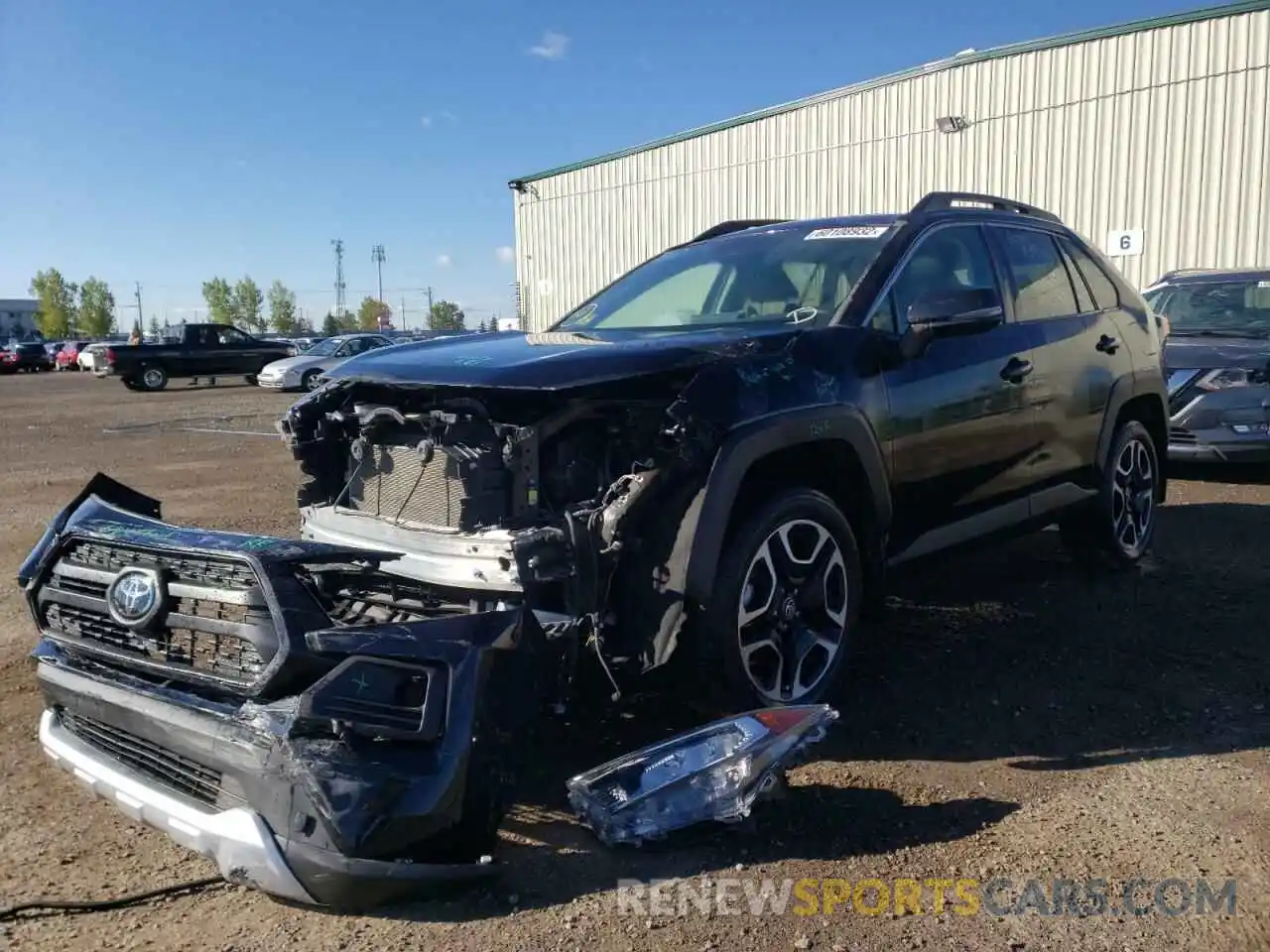 2 Photograph of a damaged car 2T3J1RFVXKW016603 TOYOTA RAV4 2019