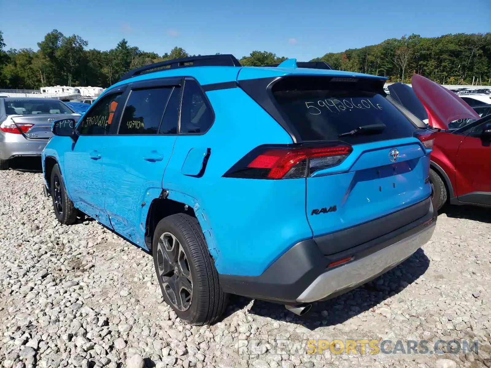 3 Photograph of a damaged car 2T3J1RFVXKW017153 TOYOTA RAV4 2019