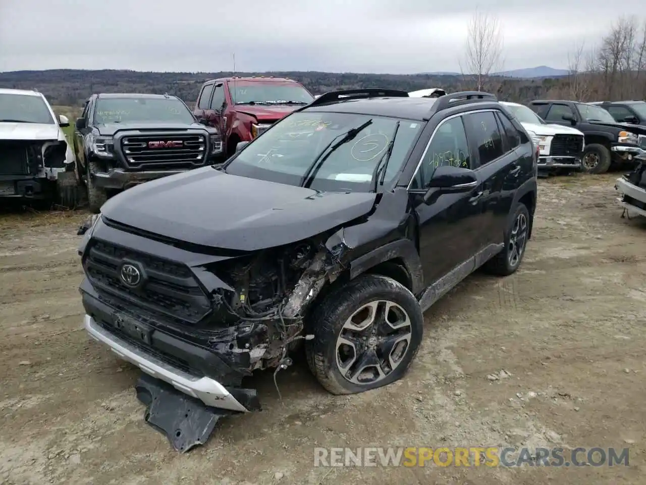 2 Photograph of a damaged car 2T3J1RFVXKW017654 TOYOTA RAV4 2019