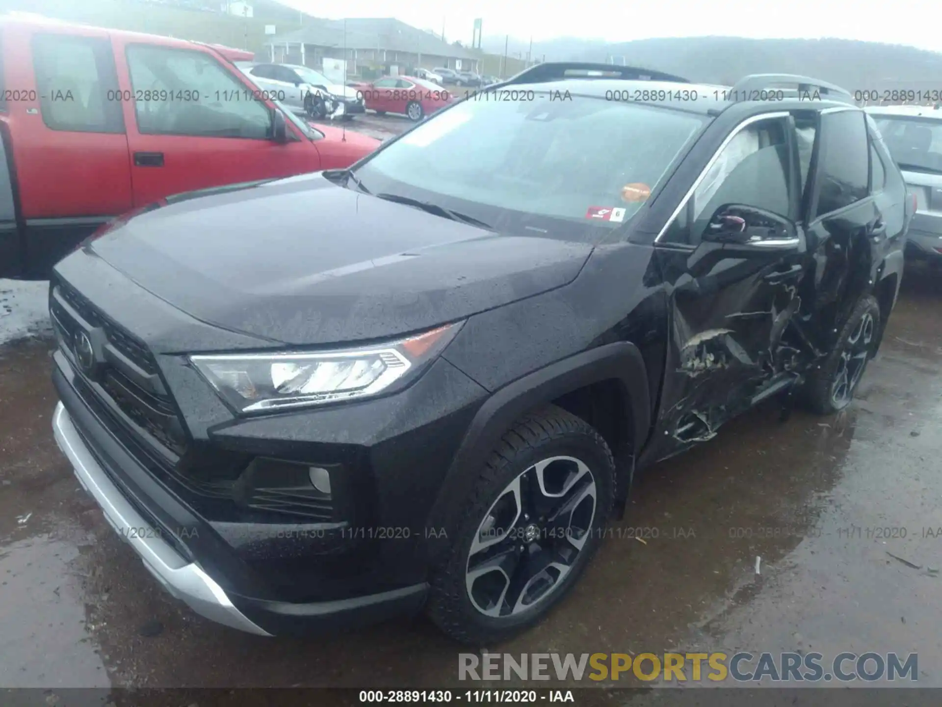 2 Фотография поврежденного автомобиля 2T3J1RFVXKW024586 TOYOTA RAV4 2019