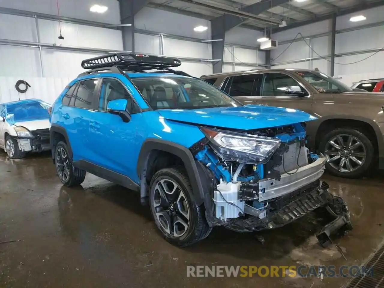 1 Photograph of a damaged car 2T3J1RFVXKW035118 TOYOTA RAV4 2019