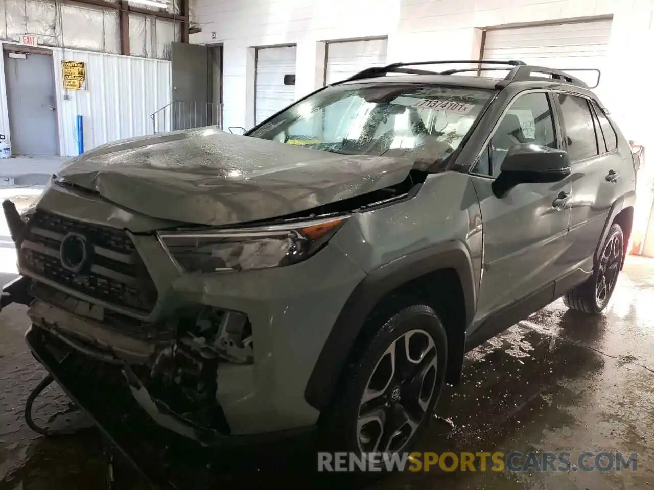 2 Photograph of a damaged car 2T3J1RFVXKW037337 TOYOTA RAV4 2019