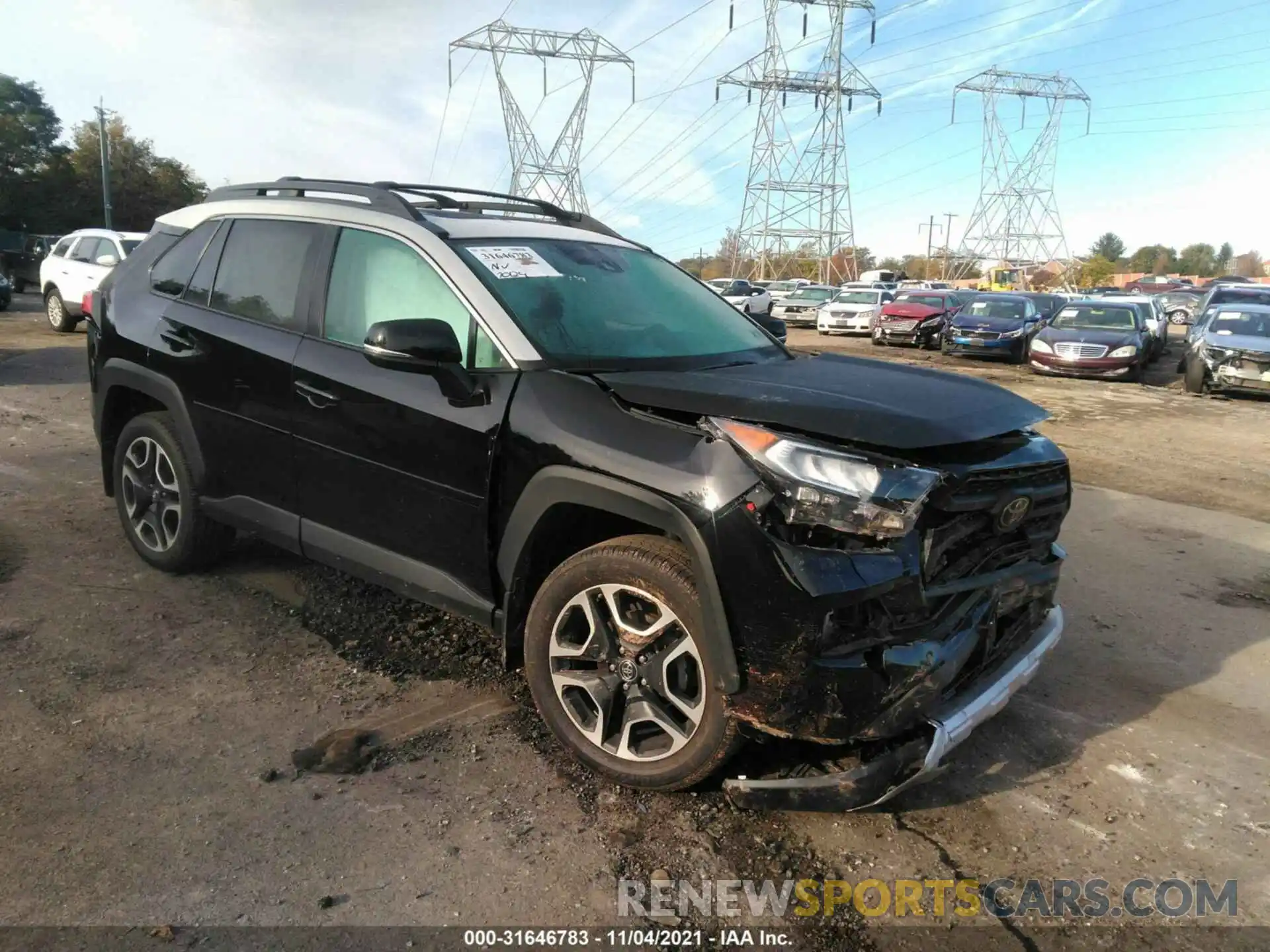 1 Фотография поврежденного автомобиля 2T3J1RFVXKW046393 TOYOTA RAV4 2019