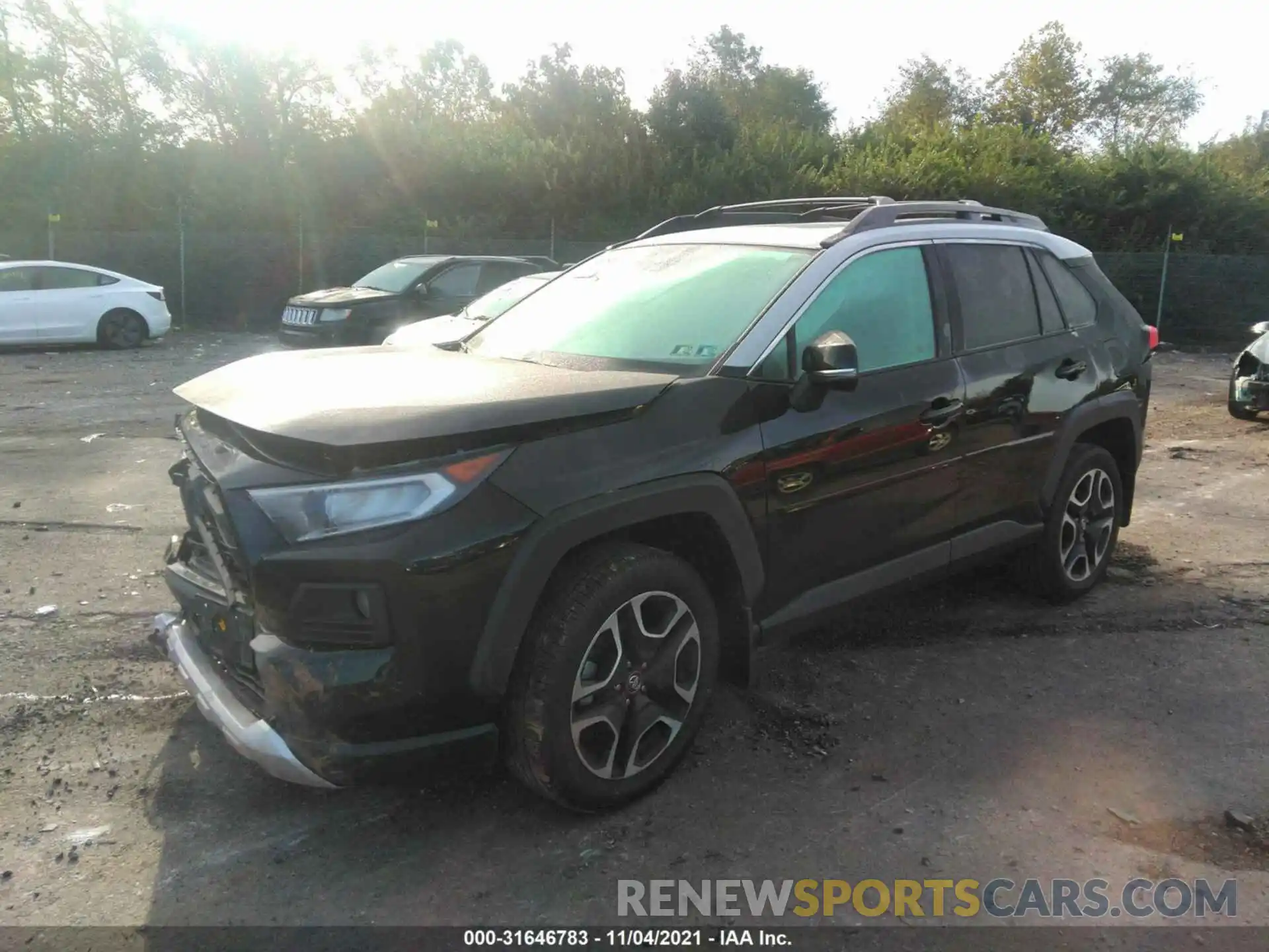 2 Фотография поврежденного автомобиля 2T3J1RFVXKW046393 TOYOTA RAV4 2019