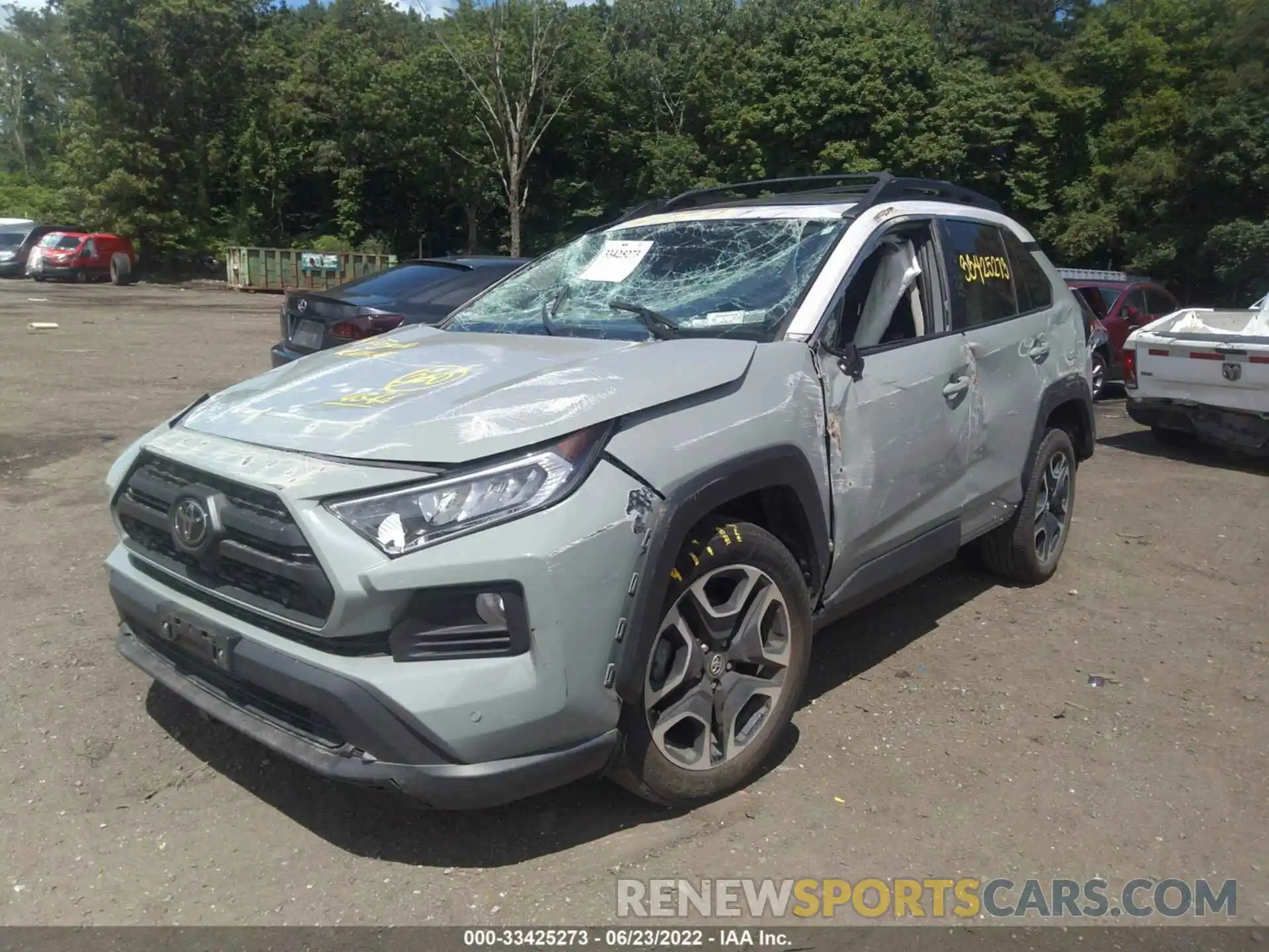 6 Фотография поврежденного автомобиля 2T3J1RFVXKW046653 TOYOTA RAV4 2019